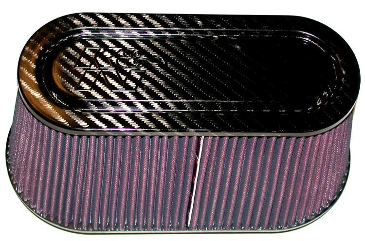K&N Universal Air Filter - Carbon Fiber Top & Base RP-5115
