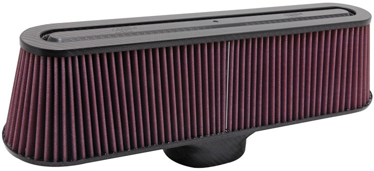 K&N Universal Air Filter - Carbon Fiber Top and Base RP-5135