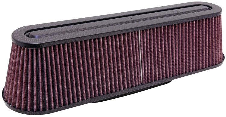 K&N Universal Air Filter - Carbon Fiber Top and Base RP-5161