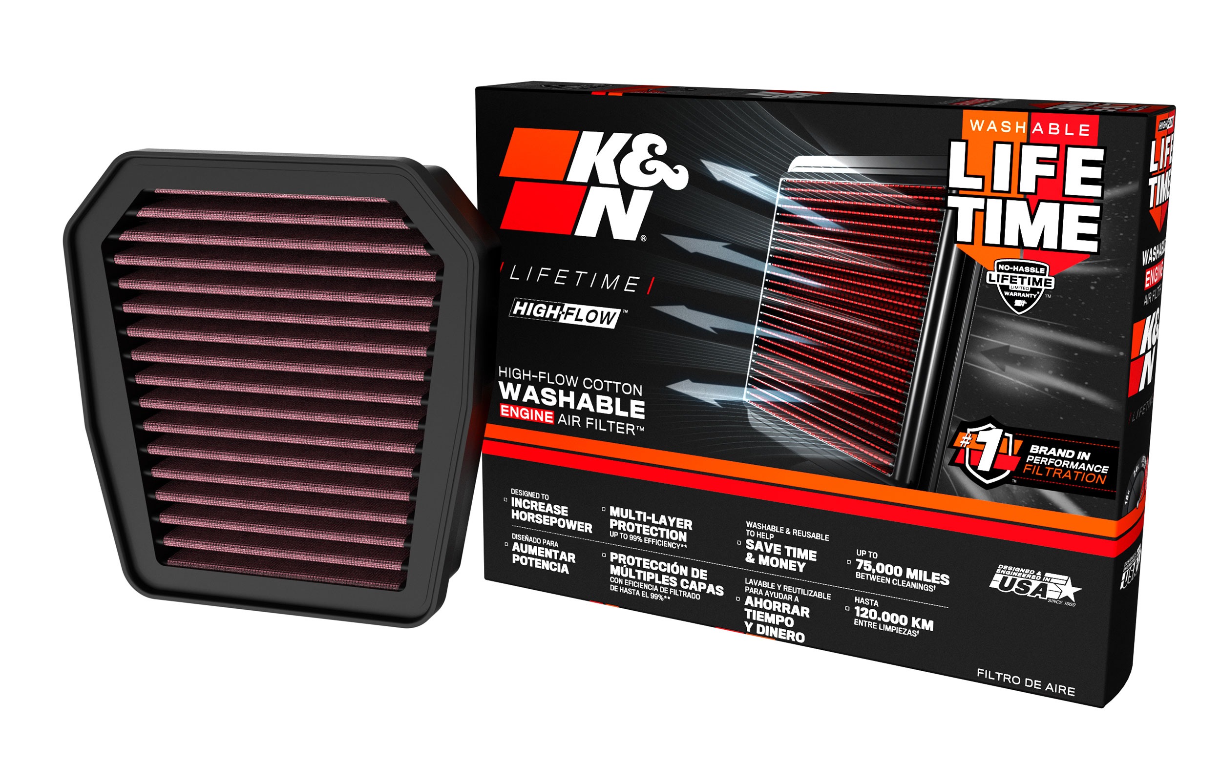 K&N Replacement Air Filter SU-8023