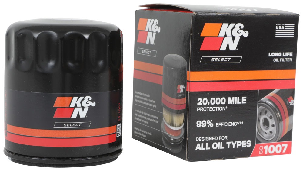 K&N Oil Filter; Spin-On SO-1007