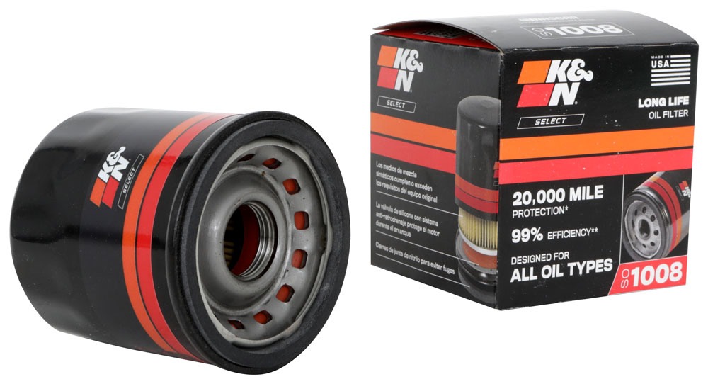 K&N Oil Filter; Spin-On SO-1008