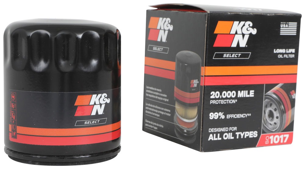 K&N Oil Filter; Spin-On SO-1017