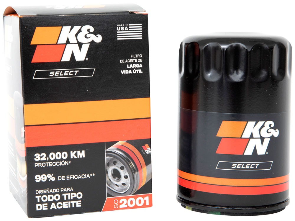 K&N Oil Filter; Spin-On SO-2001