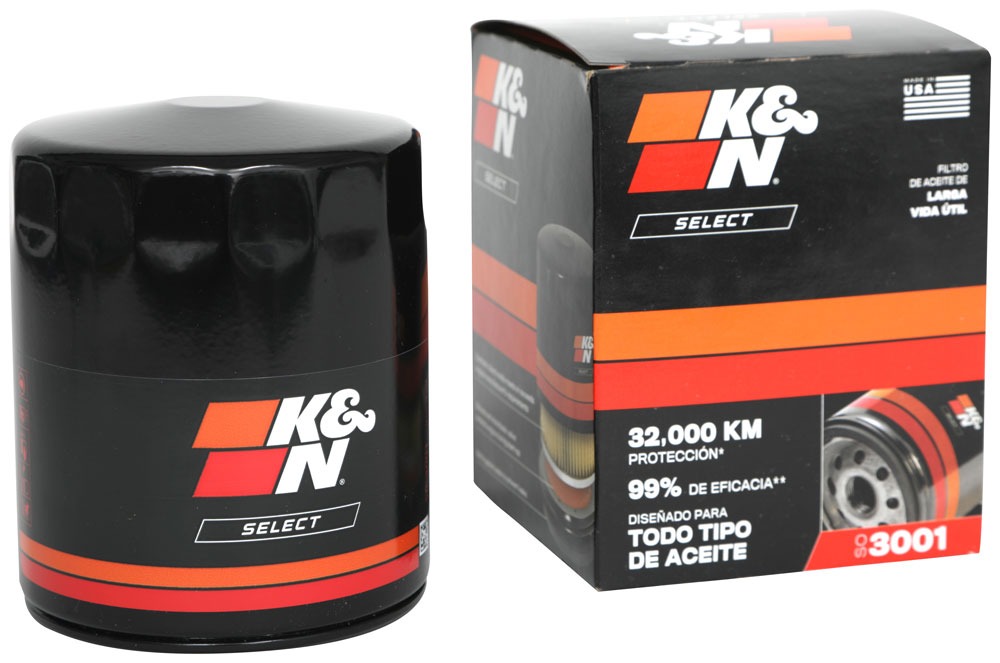K&N Oil Filter; Spin-On SO-3001