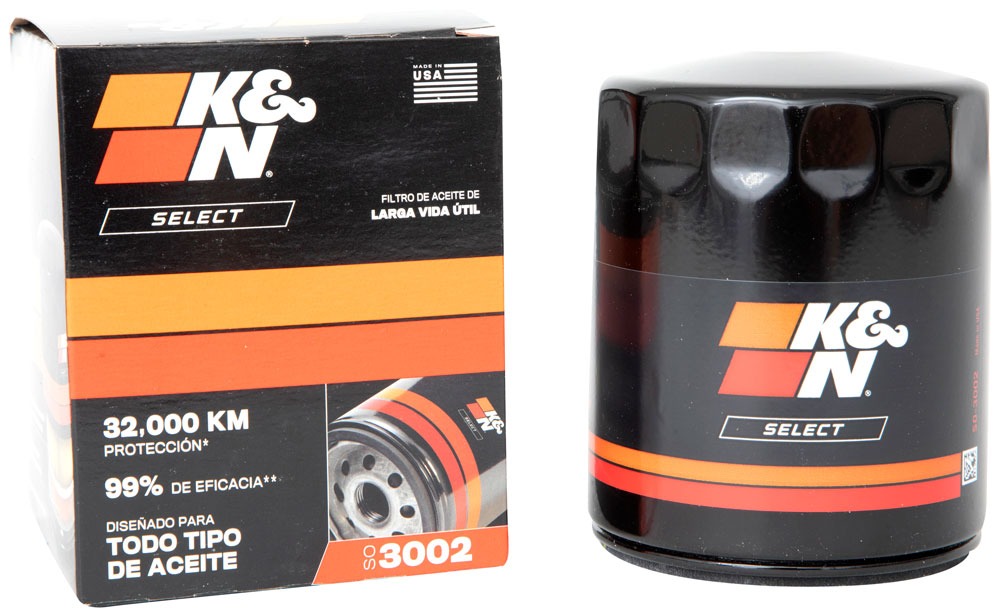 K&N Oil Filter; Spin-On SO-3002