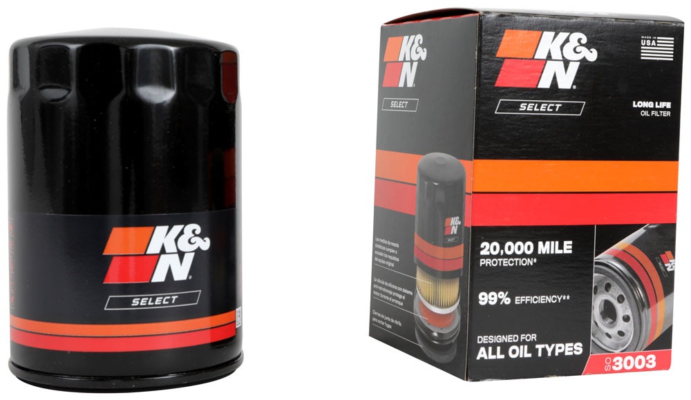 K&N Oil Filter; Spin-On SO-3003