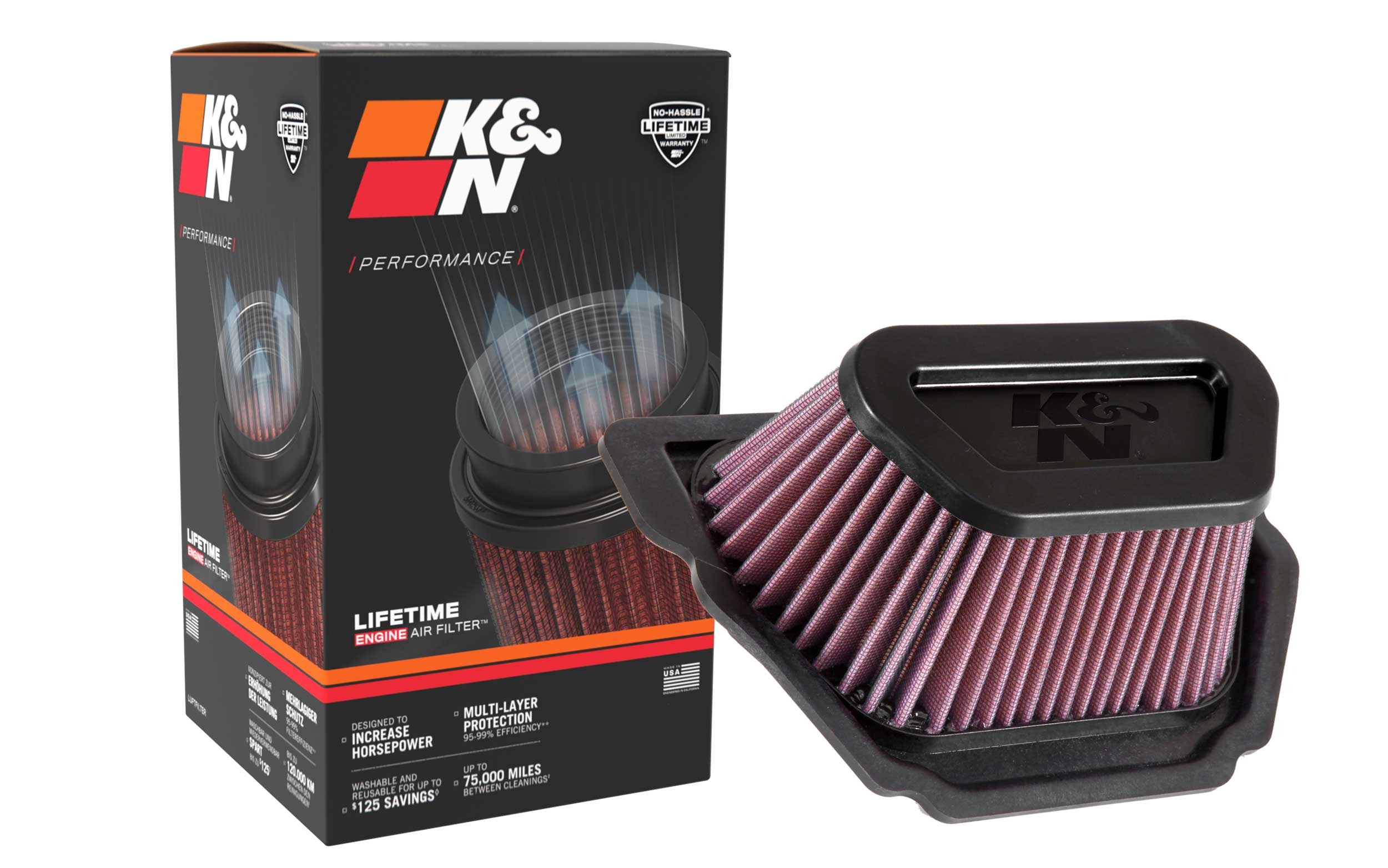 K&N Replacement Air Filter YA-1020