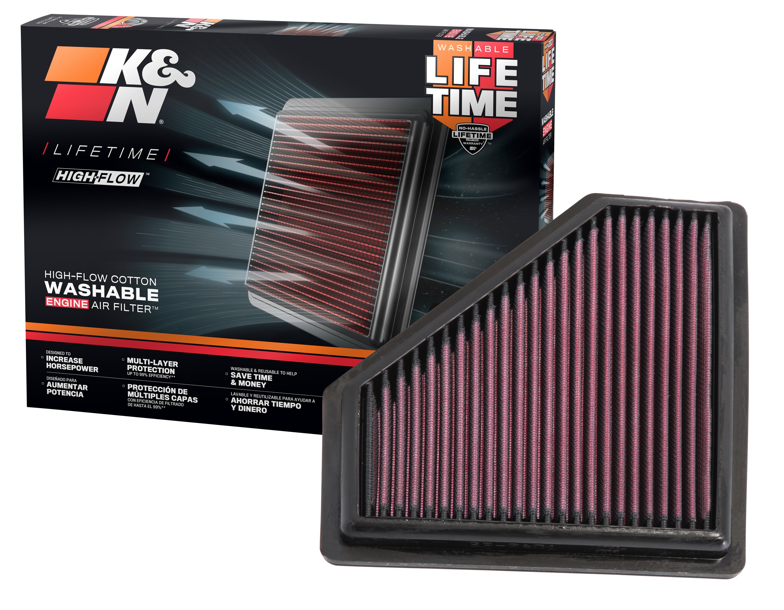 K&N Replacement Air Filter 33-2401