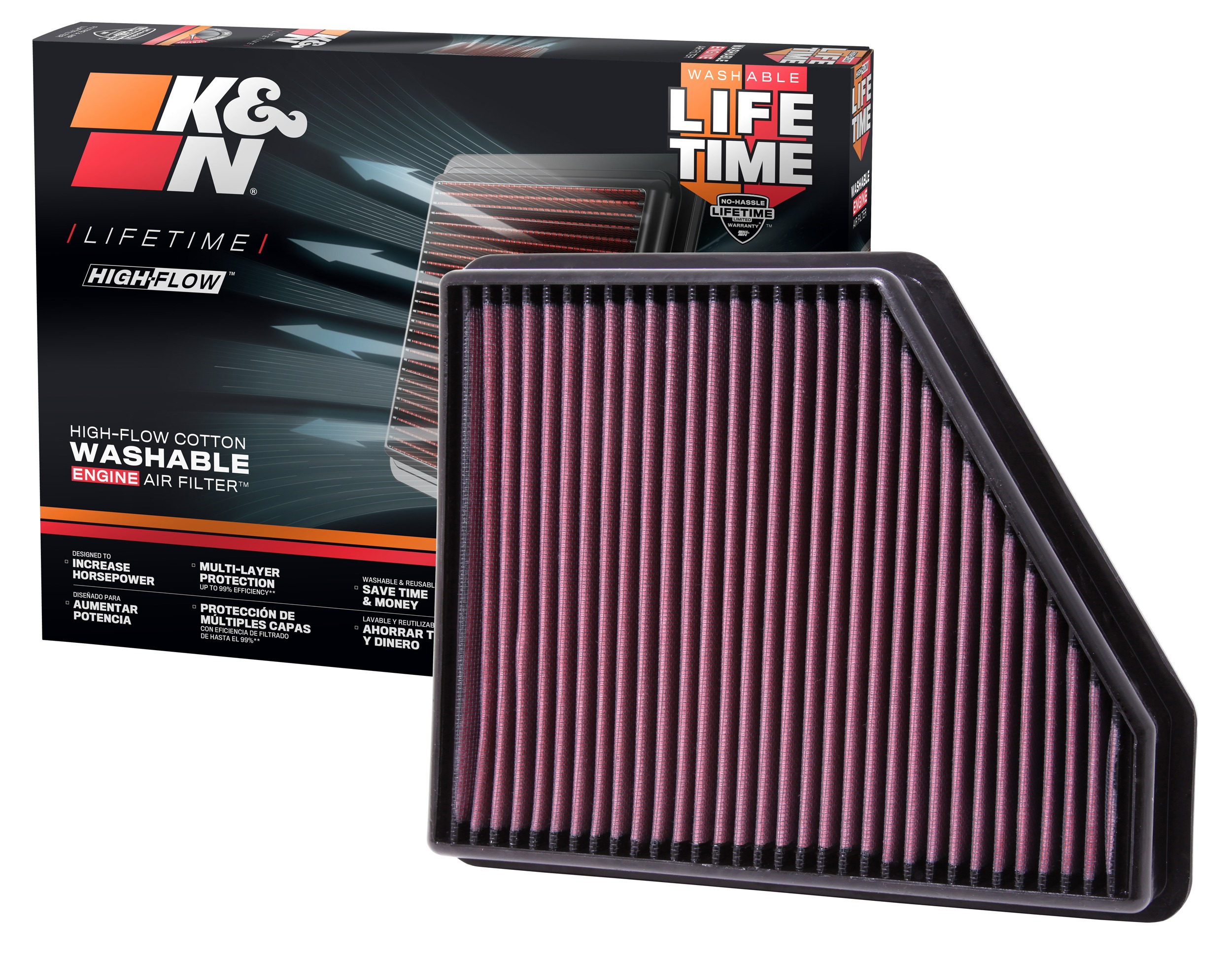 K&N Replacement Air Filter 33-2434