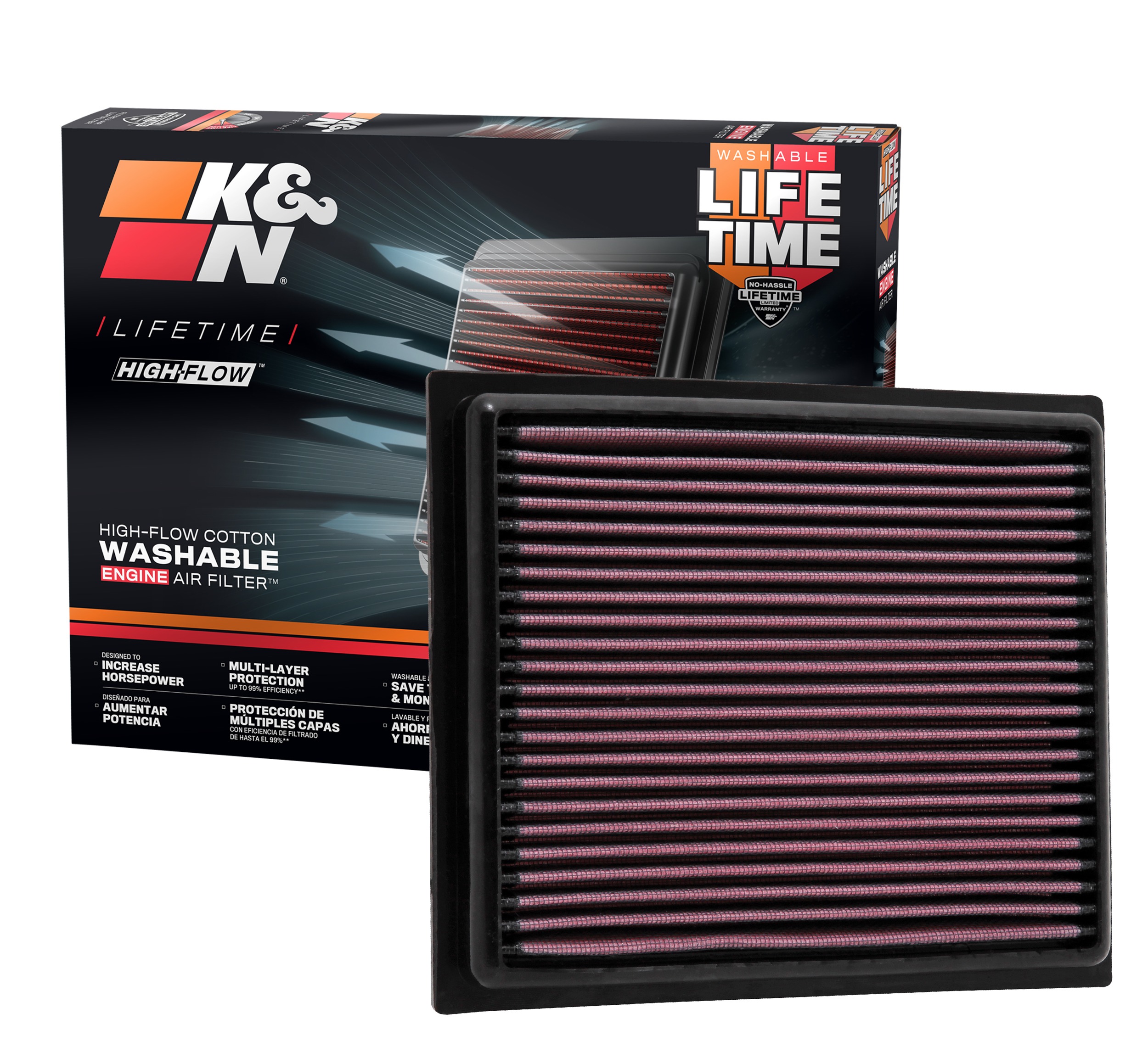 K&N Replacement Air Filter 33-2435