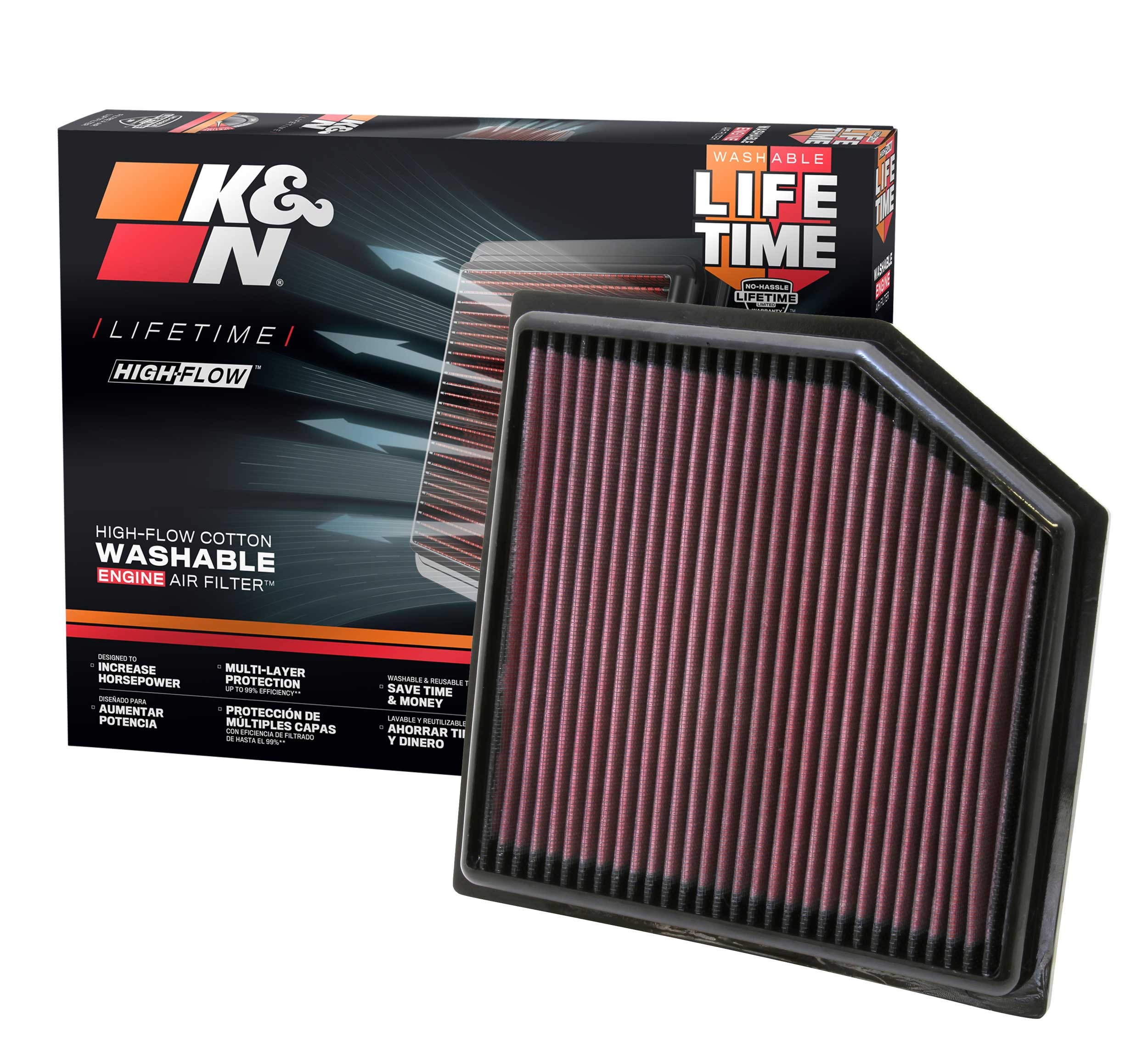 K&N Replacement Air Filter 33-2452