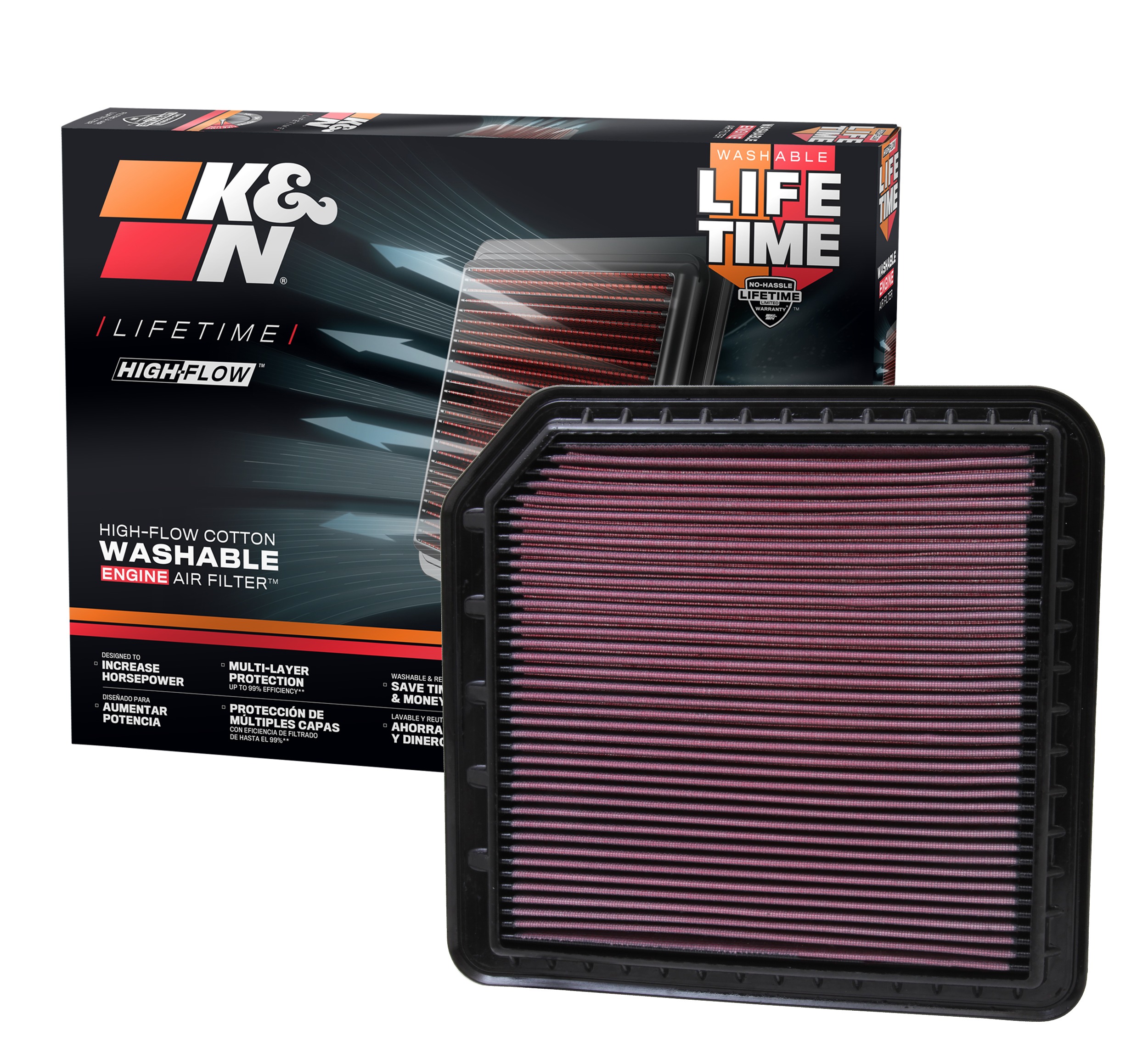 K&N Replacement Air Filter 33-2456