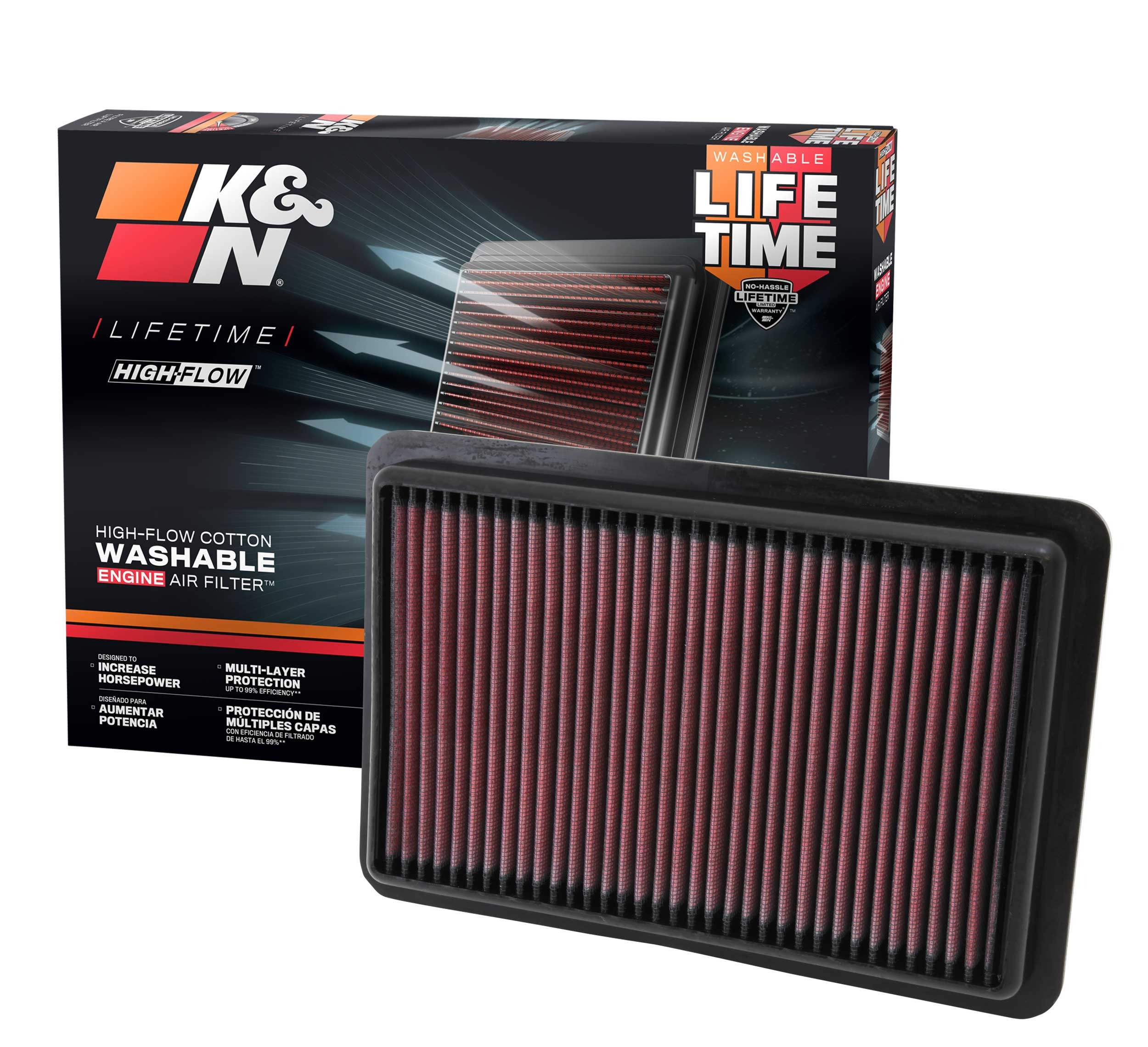 K&N Replacement Air Filter 33-2480