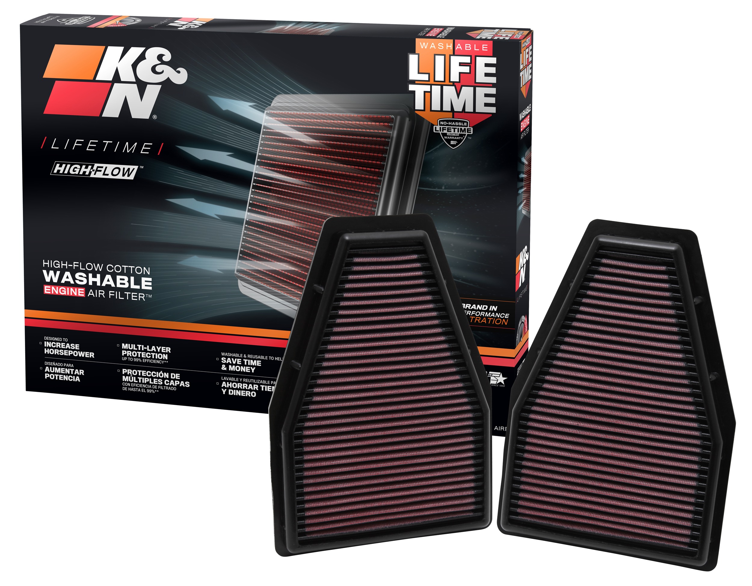 K&N Replacement Air Filter 33-2484