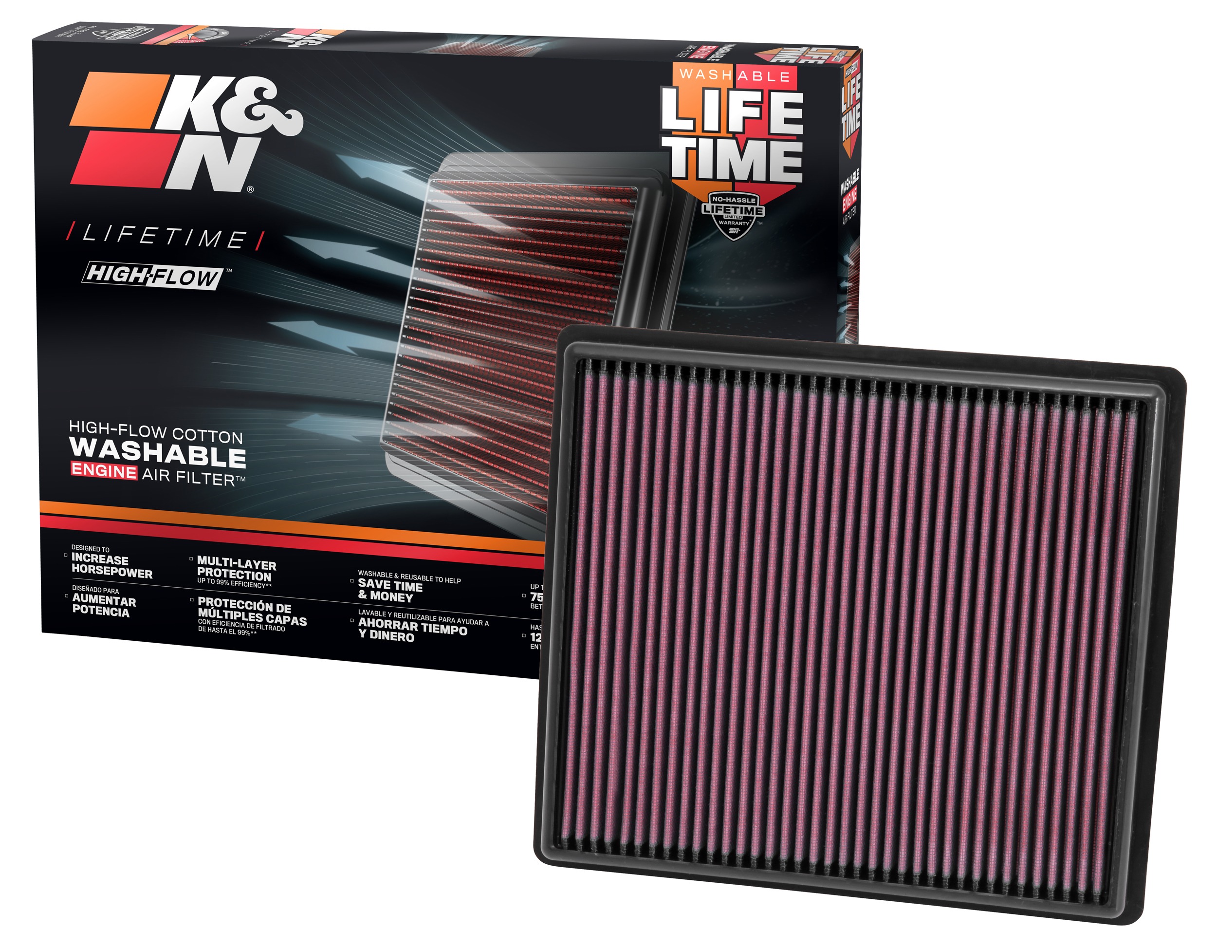 K&N Replacement Air Filter 33-2497