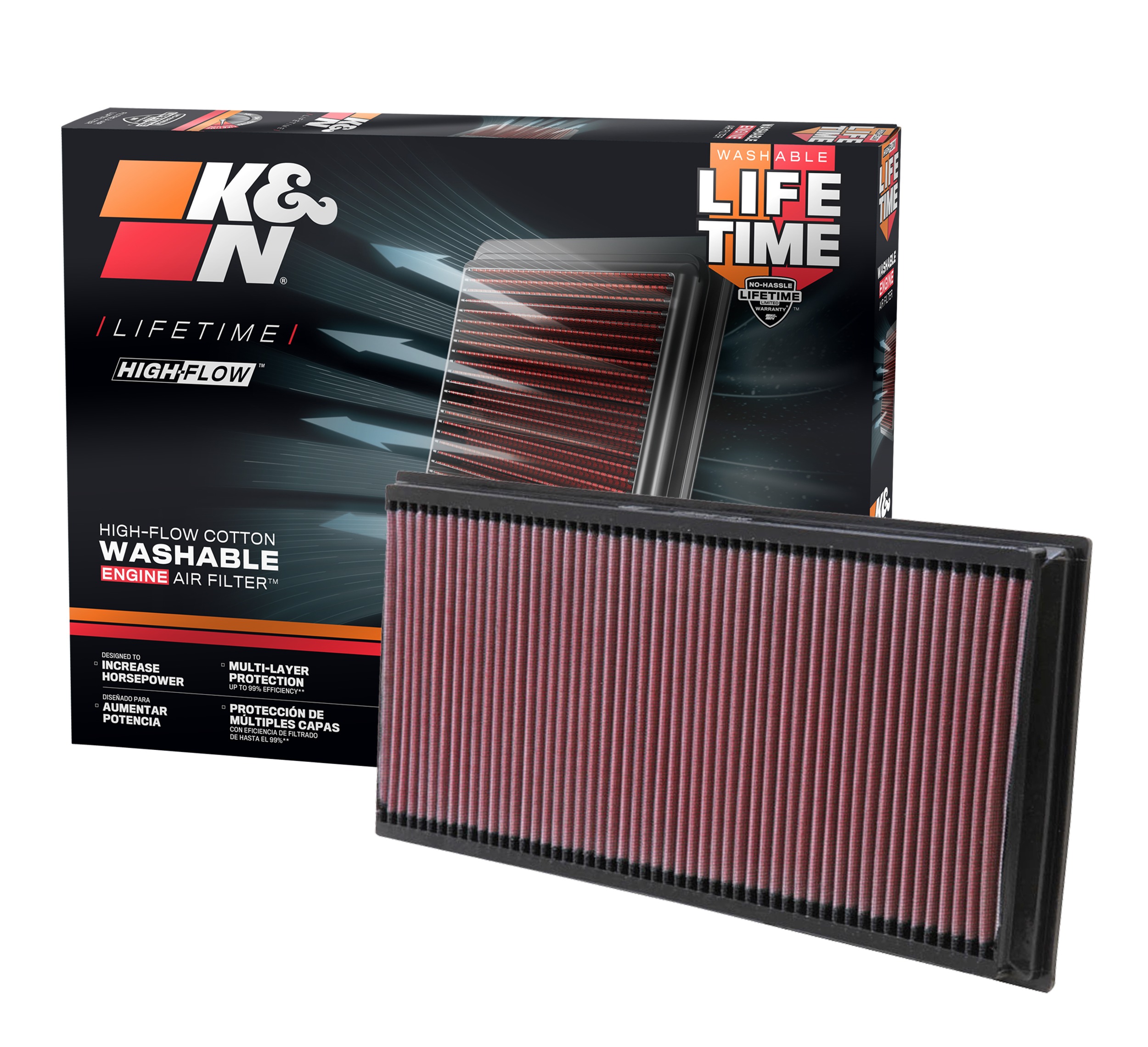 K&N Replacement Air Filter 33-2857