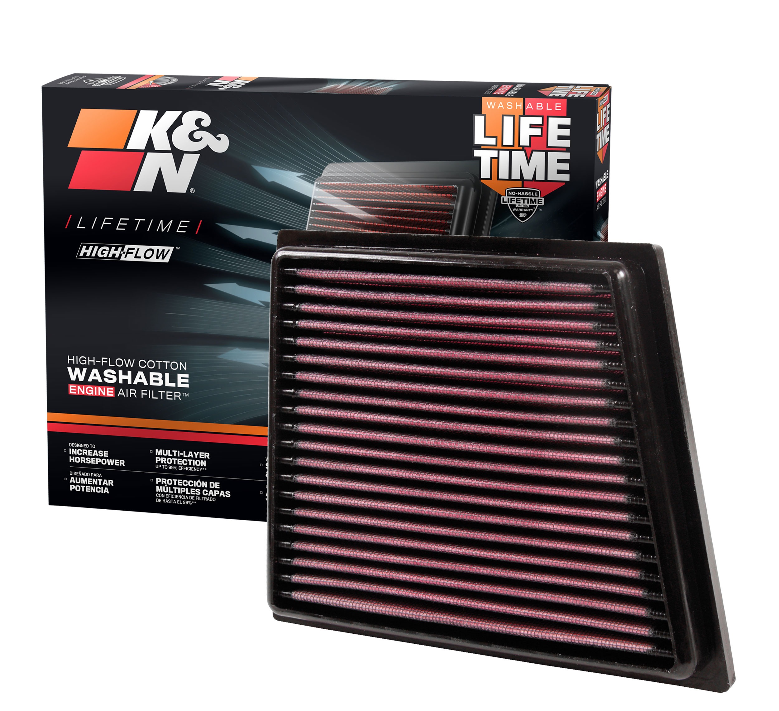K&N Replacement Air Filter 33-2955