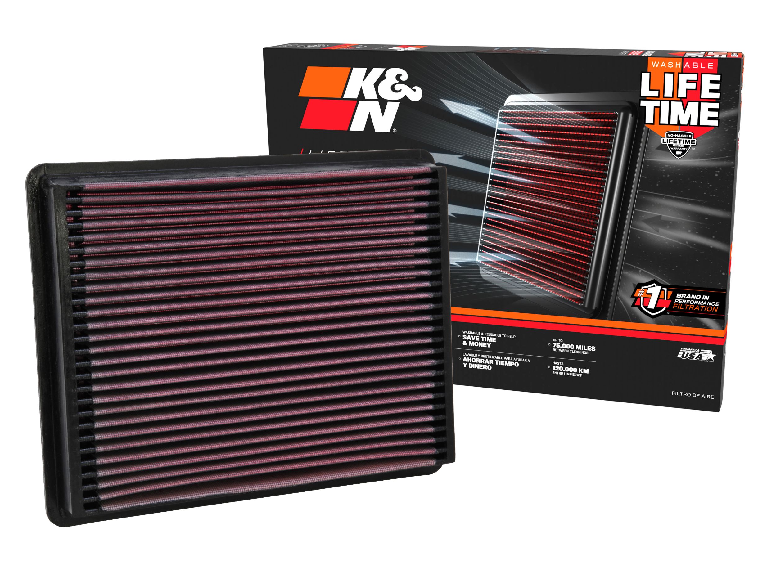 K&N Replacement Air Filter 33-2135