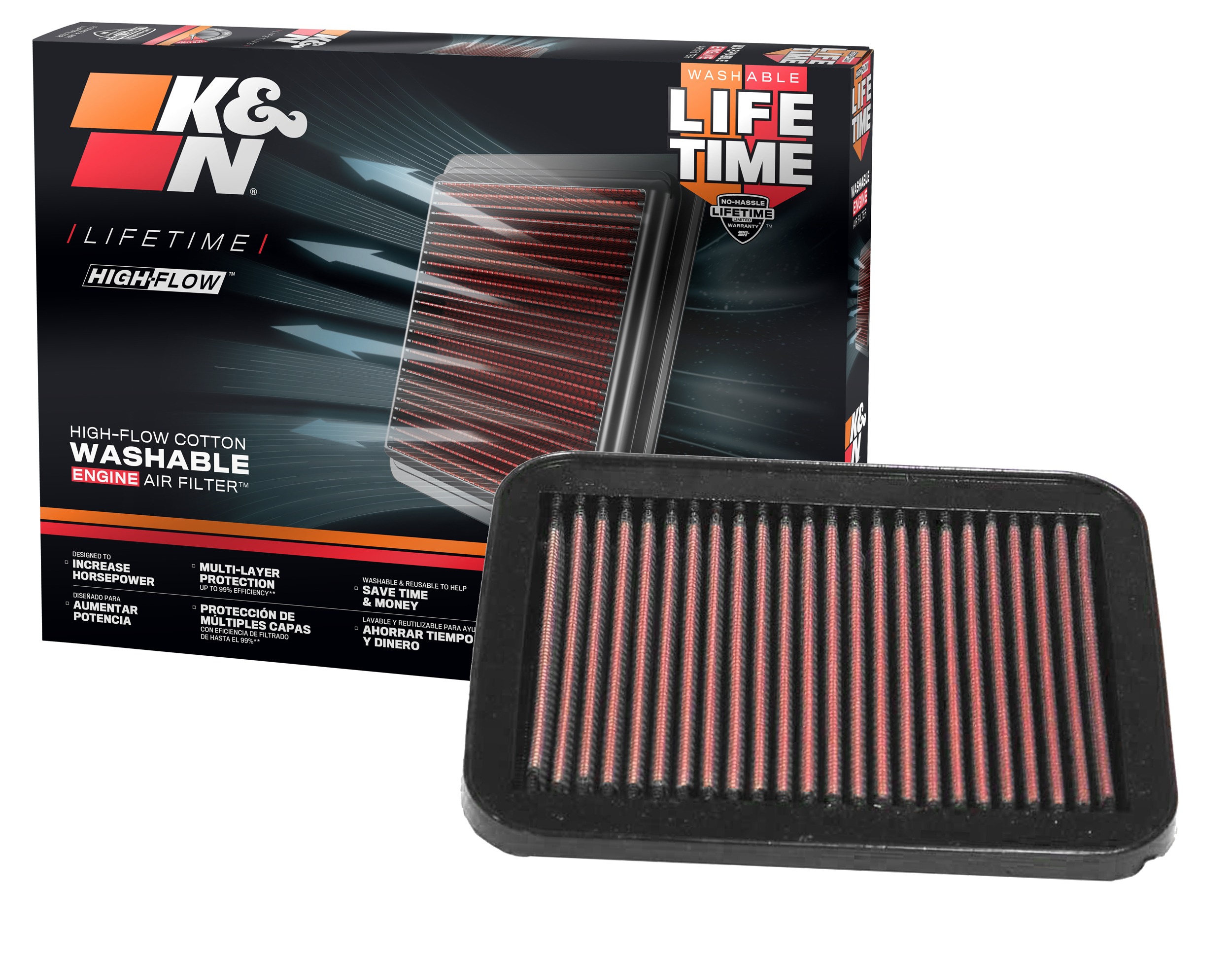 K&N Replacement Air Filter 33-2162