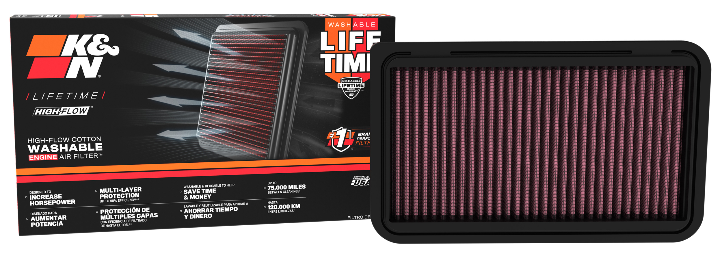 K&N Replacement Air Filter 33-2260