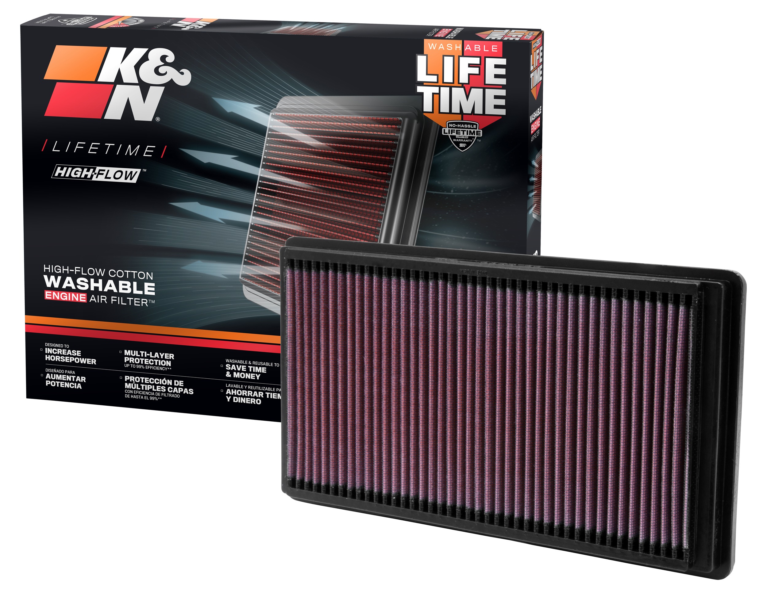 K&N Replacement Air Filter 33-2266