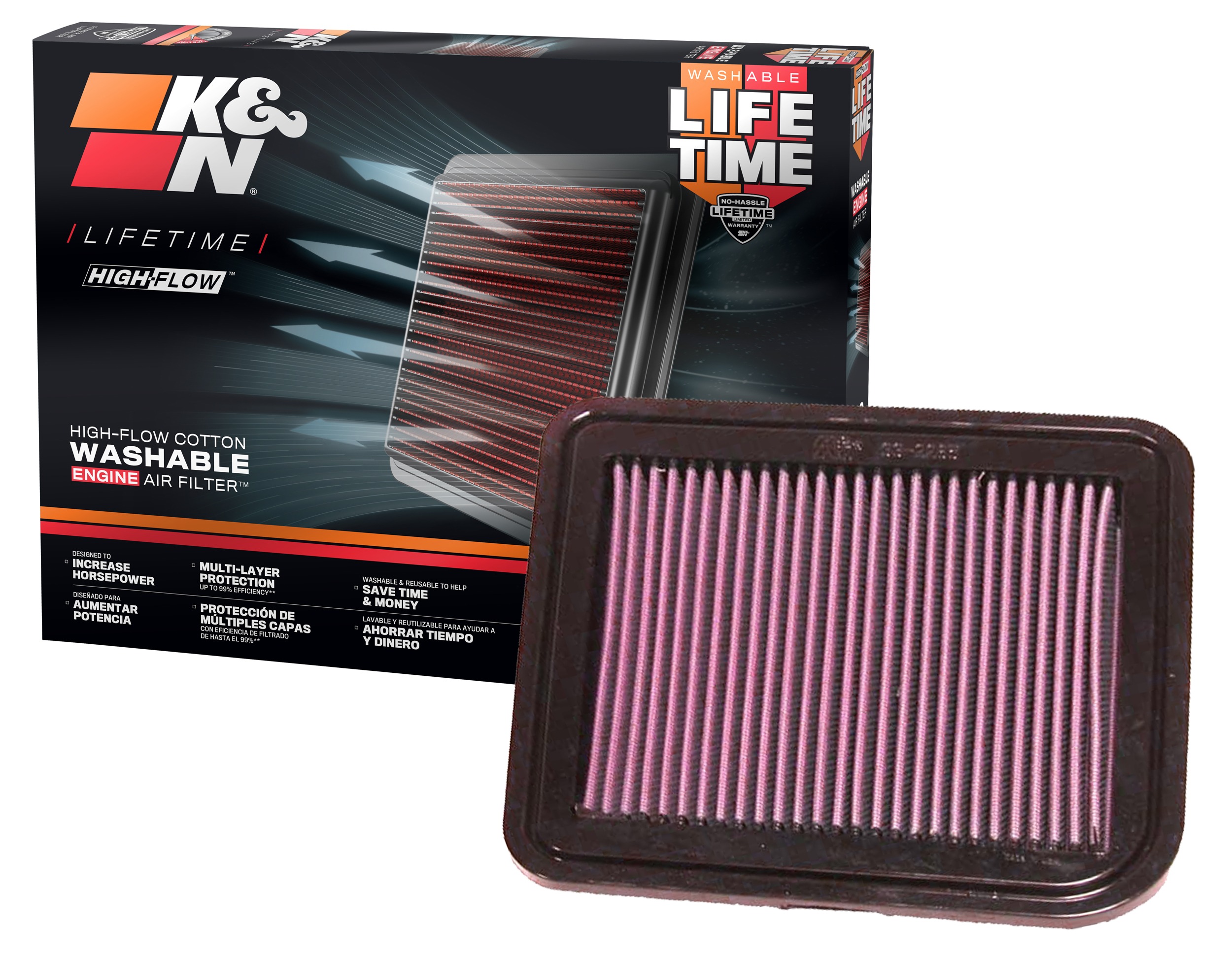 K&N Replacement Air Filter 33-2285