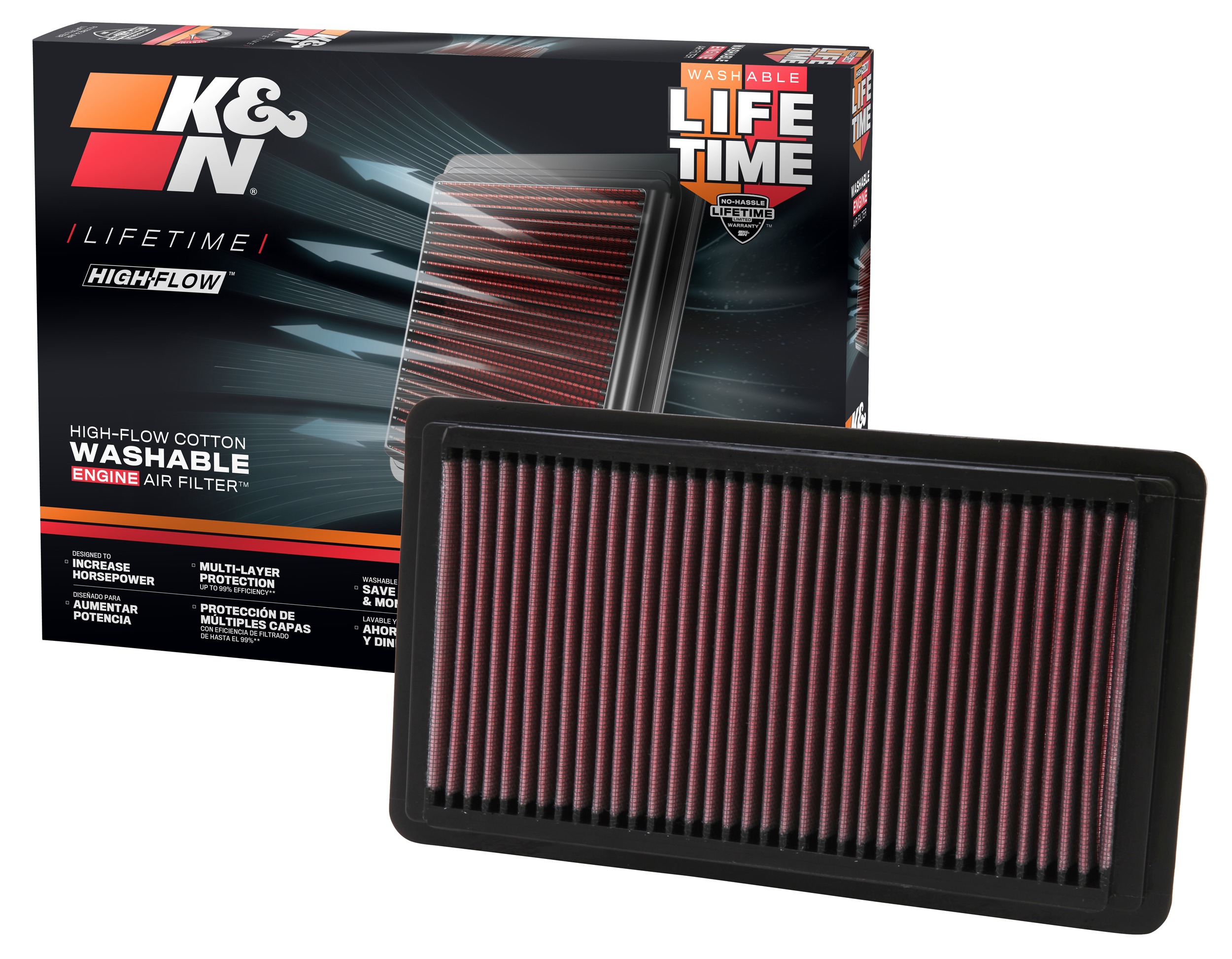 K&N Replacement Air Filter 33-2343