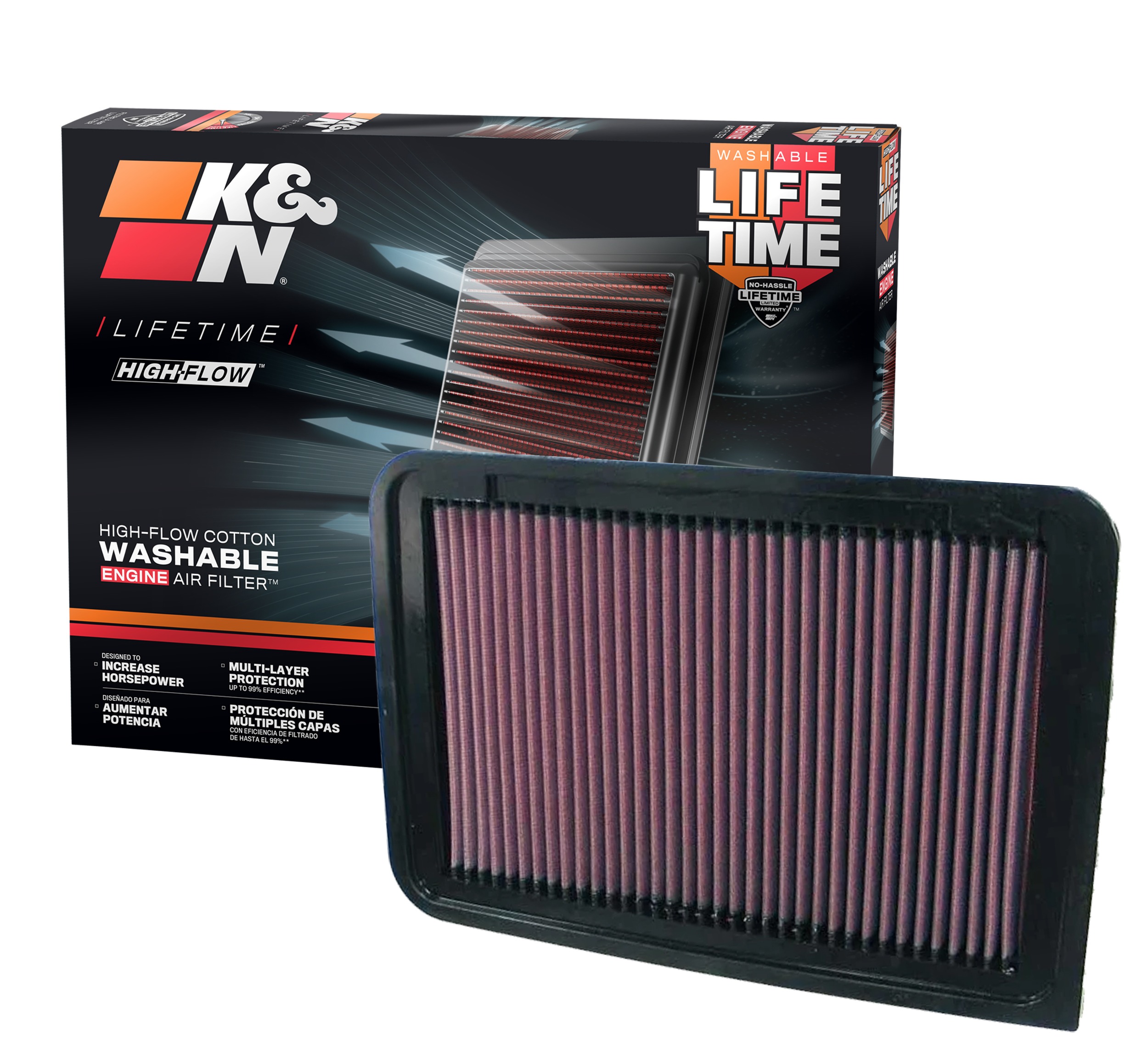 K&N Replacement Air Filter 33-2370