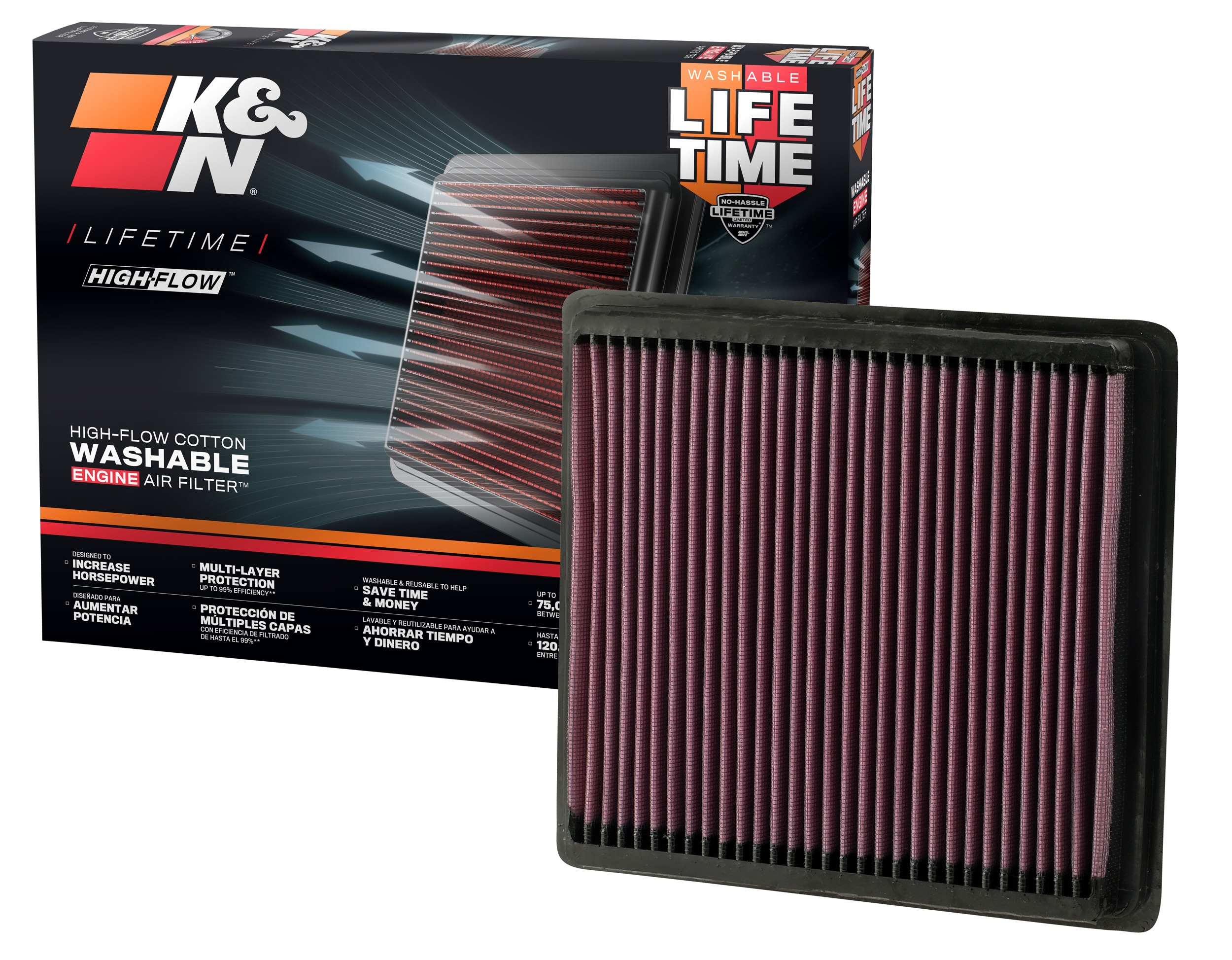 K&N Replacement Air Filter 33-2373