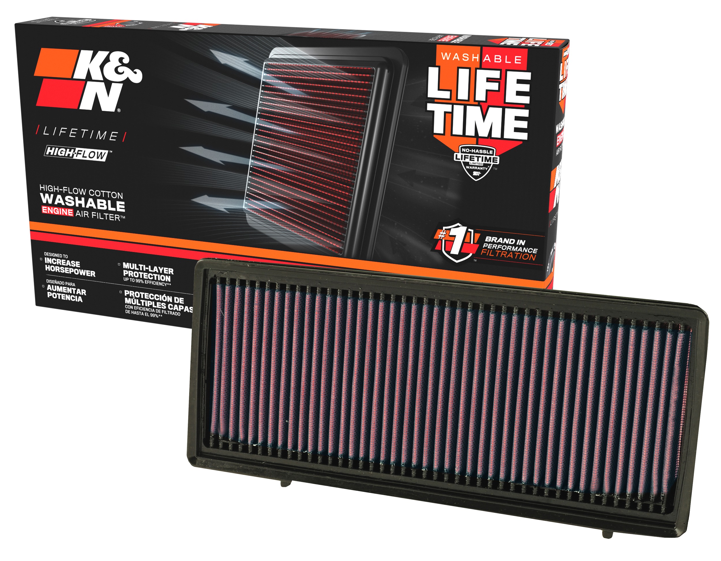 K&N Replacement Air Filter 33-2374