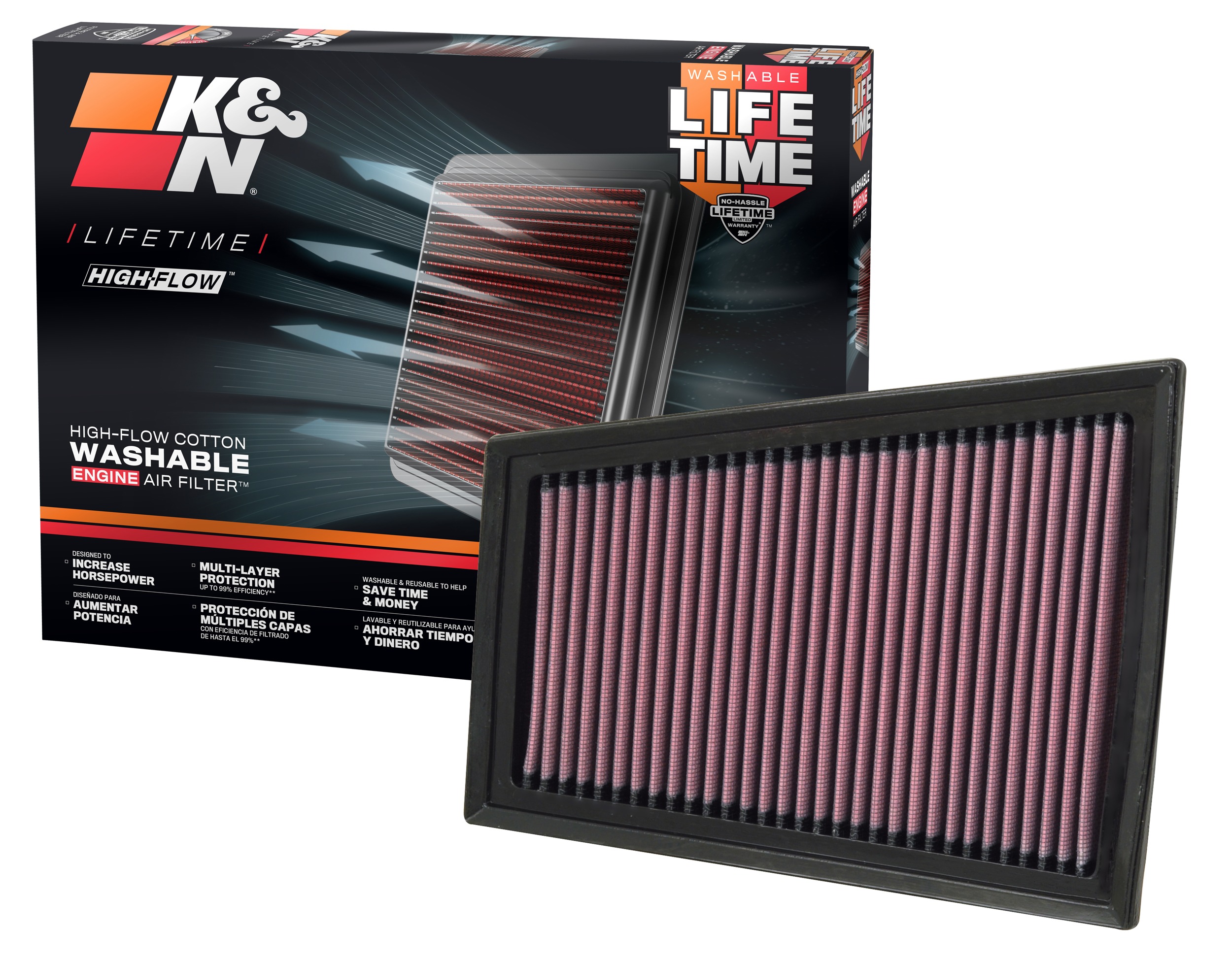 K&N Replacement Air Filter 33-2376