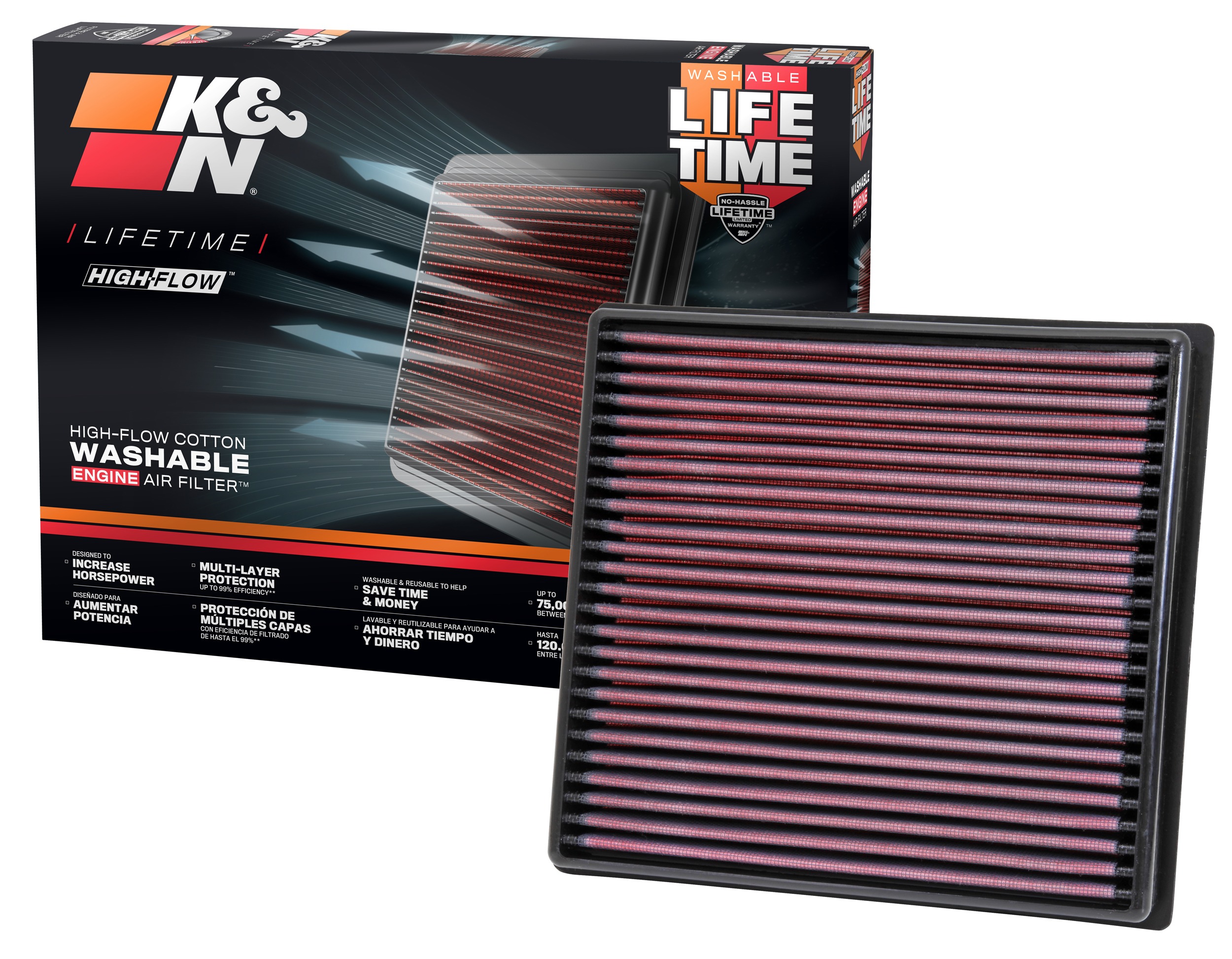K&N Replacement Air Filter 33-3002