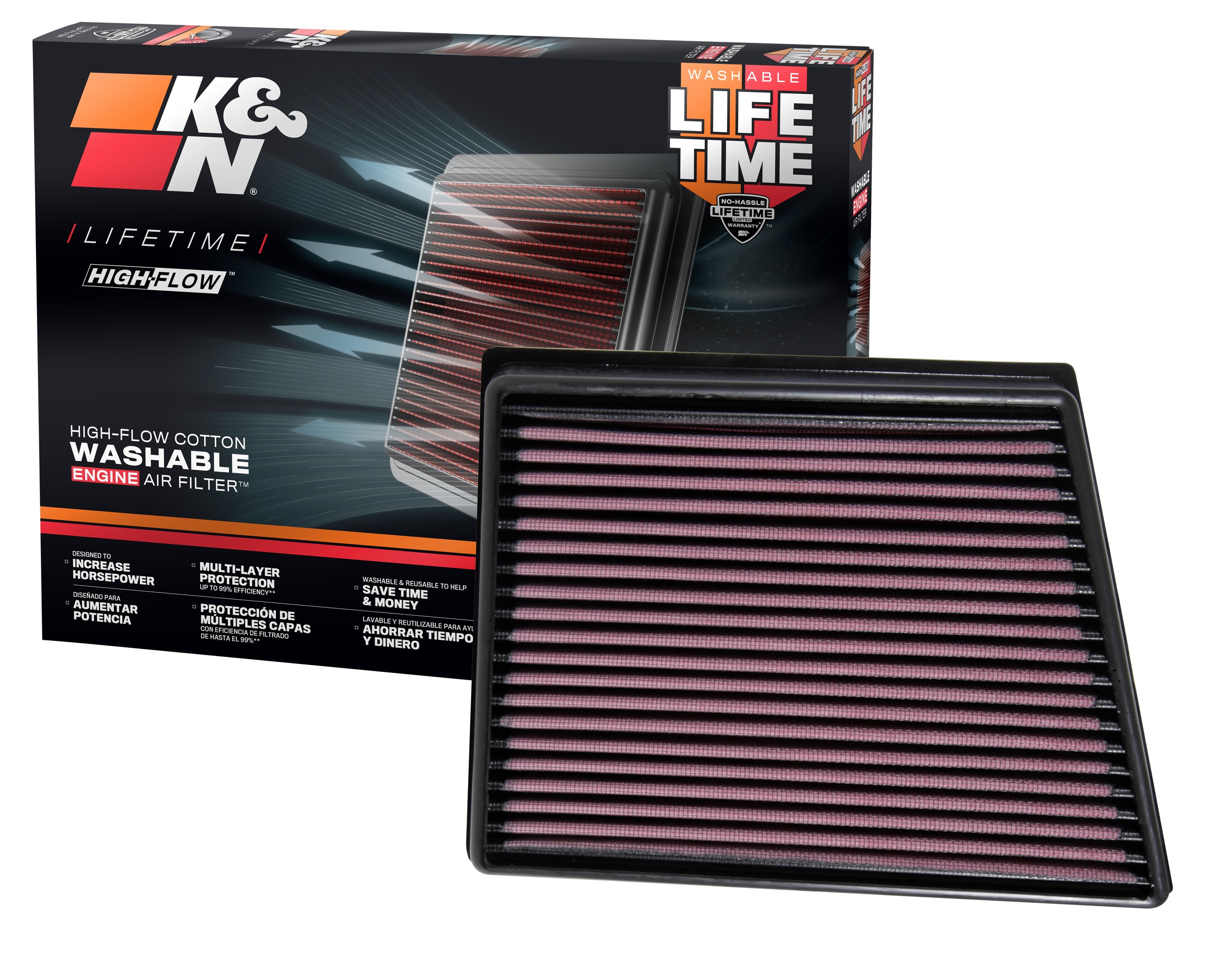 K&N Replacement Air Filter 33-3075