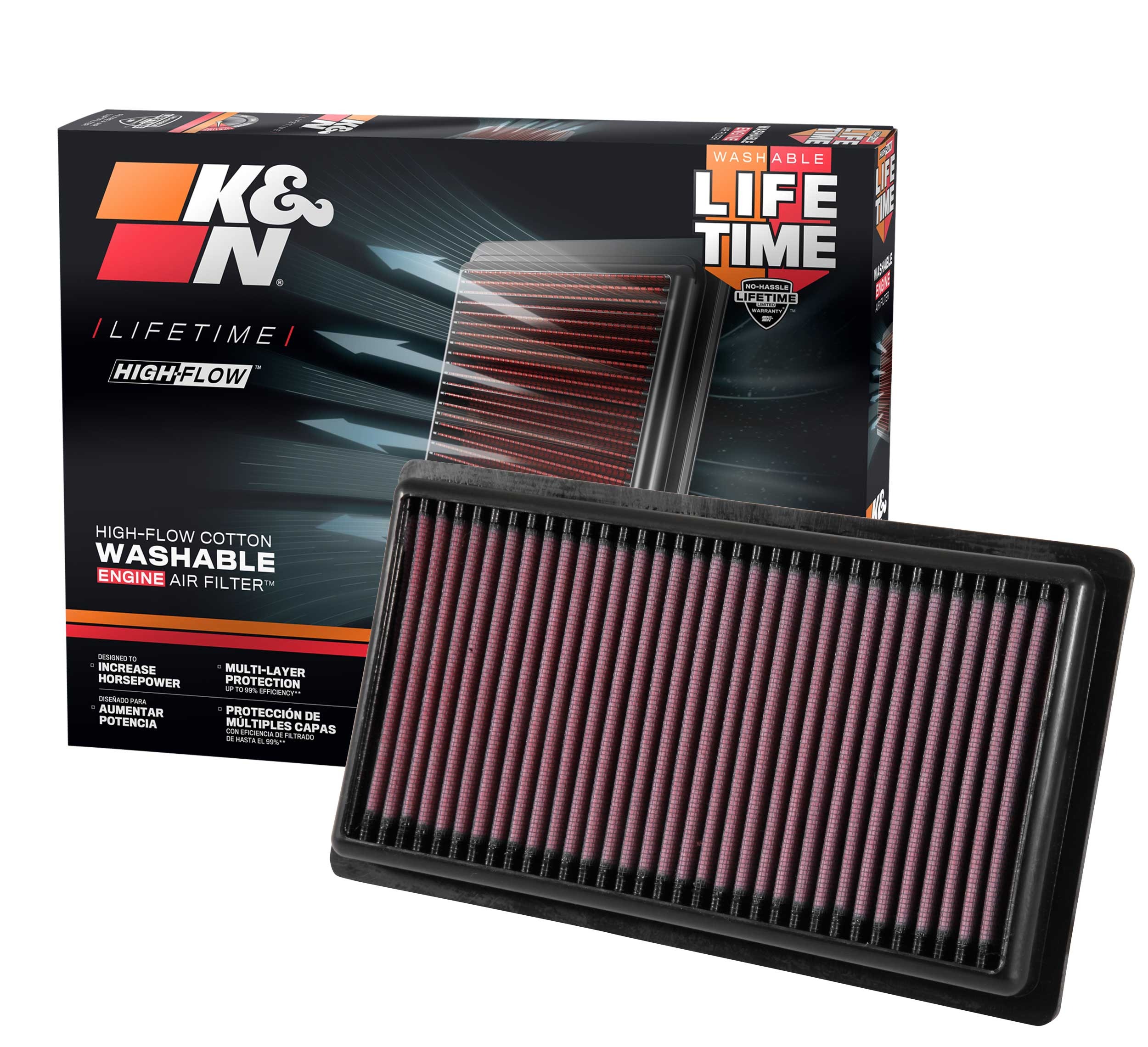 K&N Replacement Air Filter 33-3080