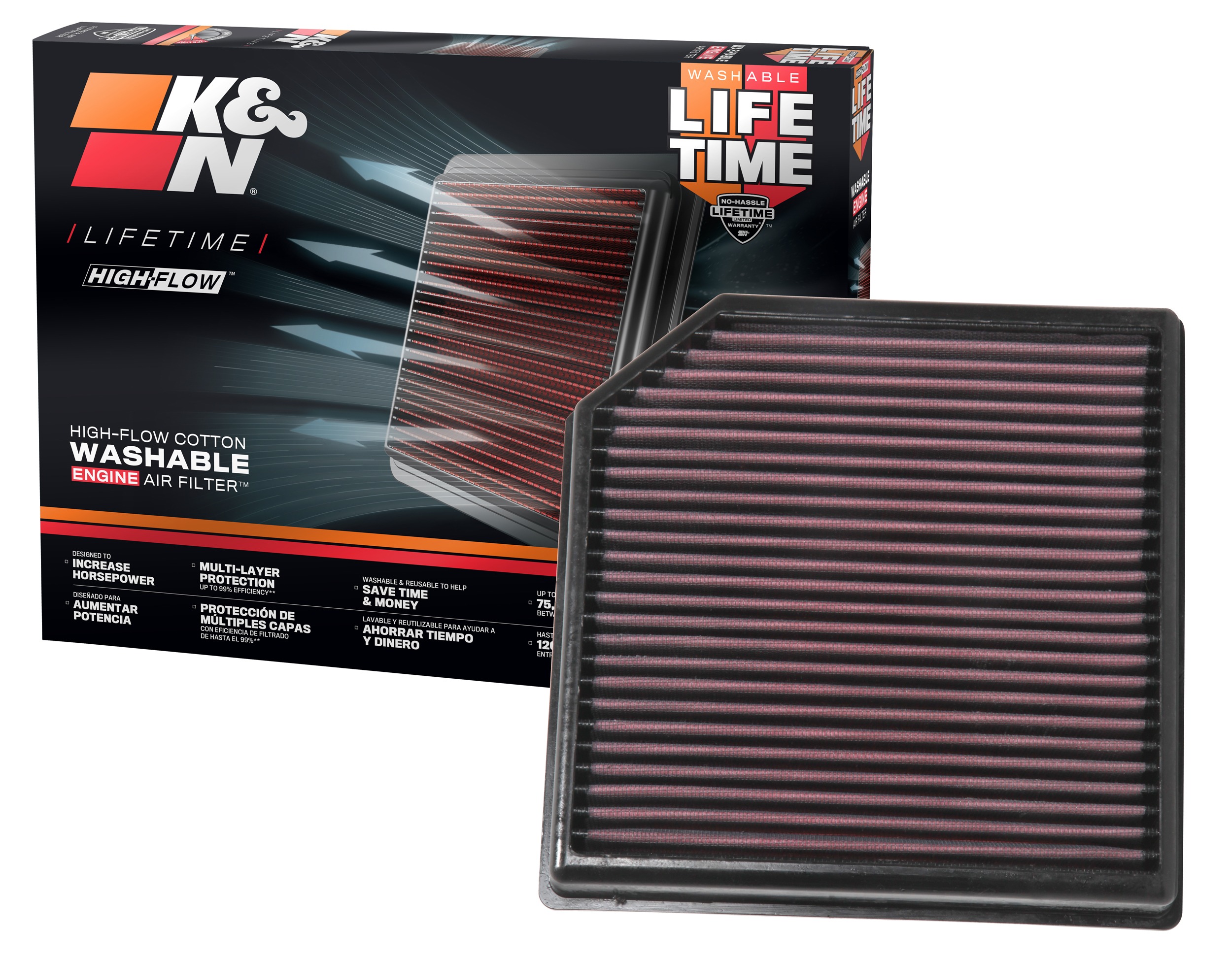 K&N Replacement Air Filter 33-3127