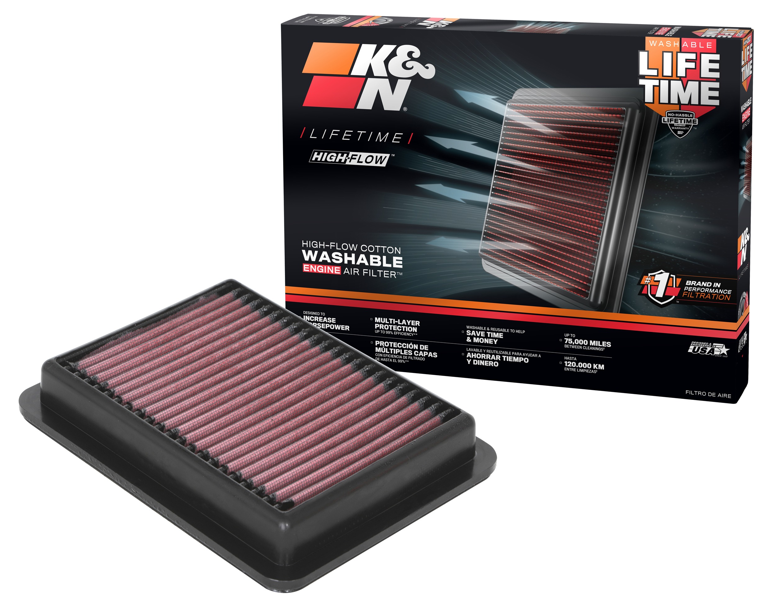 K&N Replacement Air Filter 33-3158