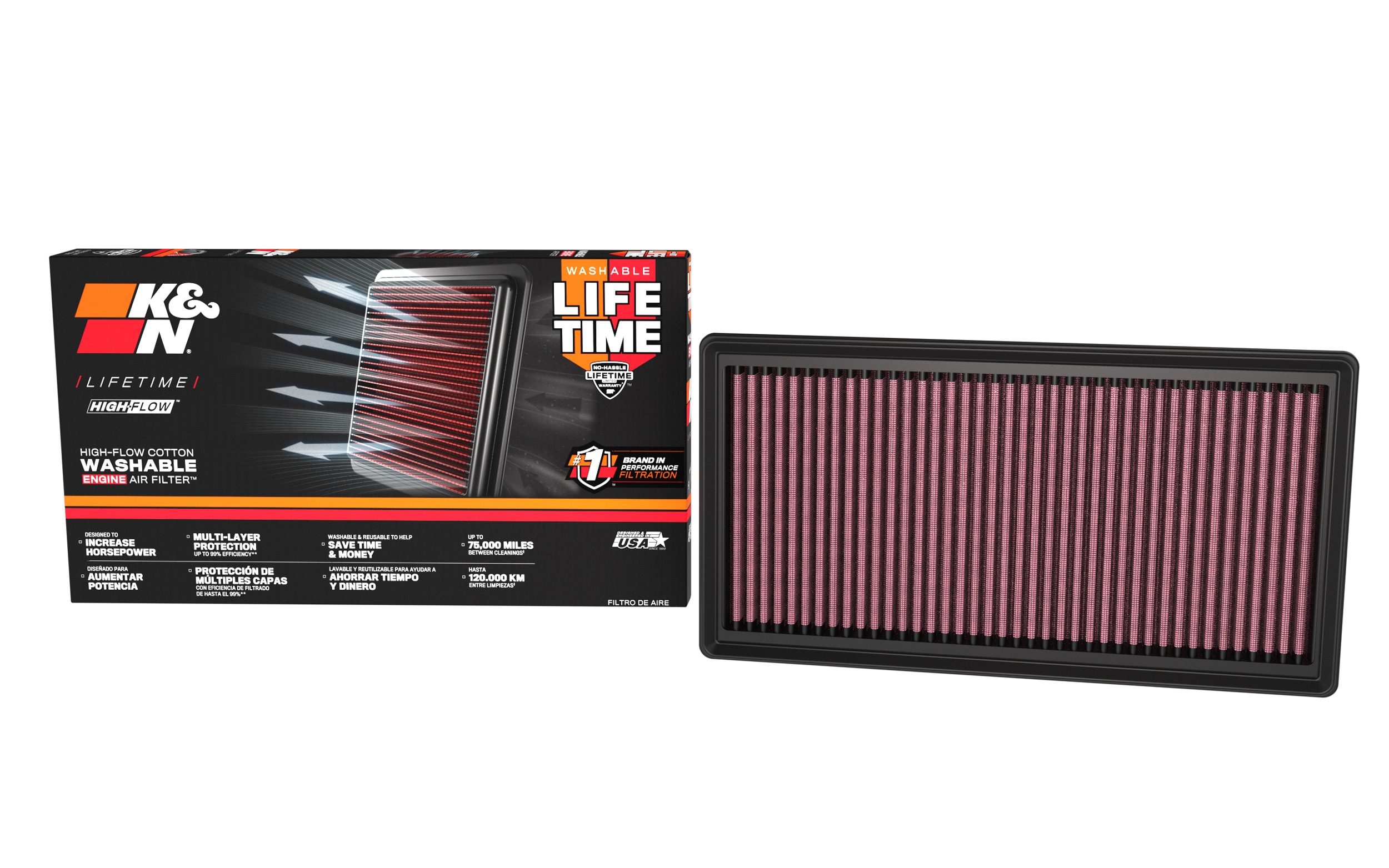 K&N Replacement Air Filter 33-3190
