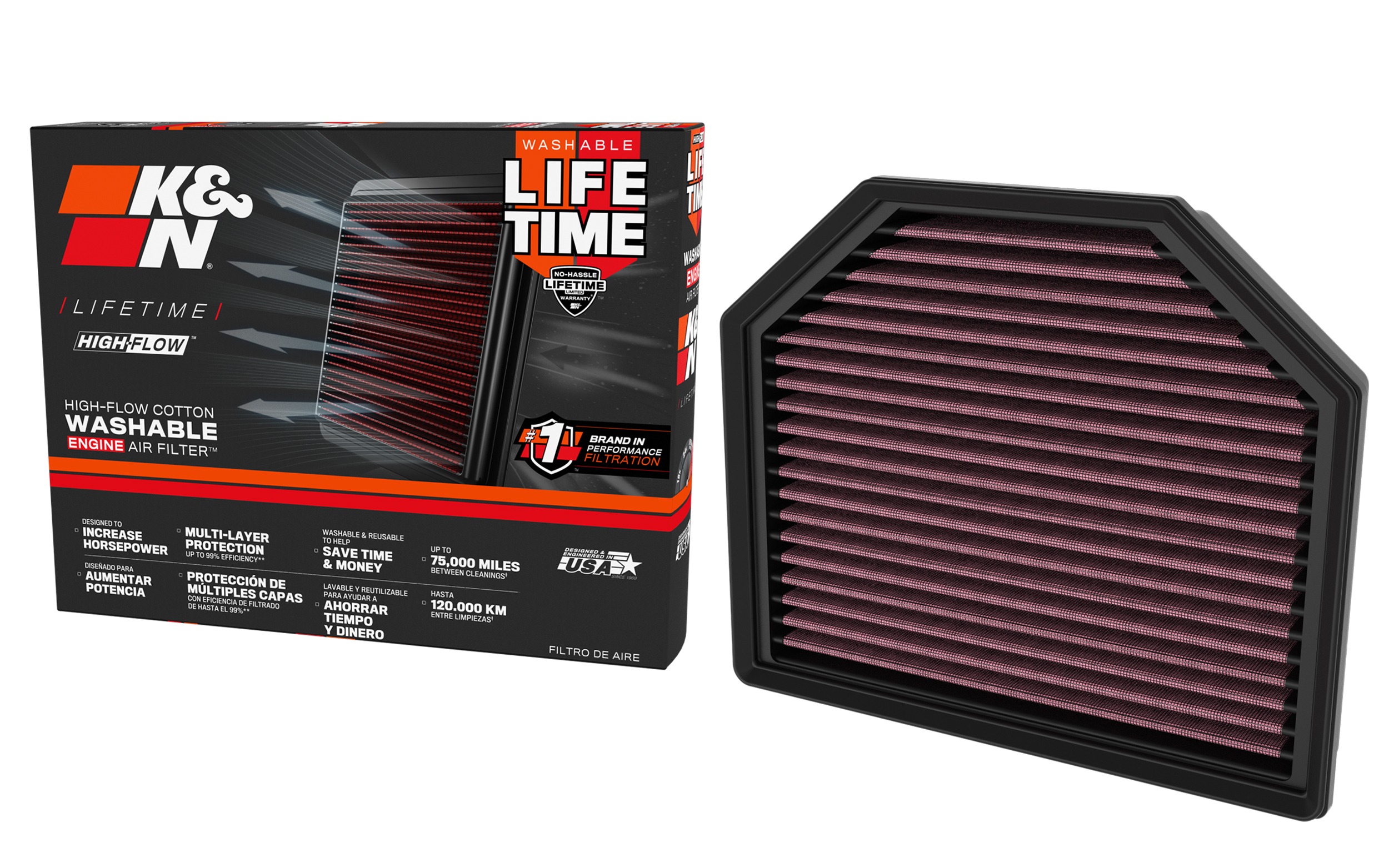 K&N Replacement Air Filter 33-3191