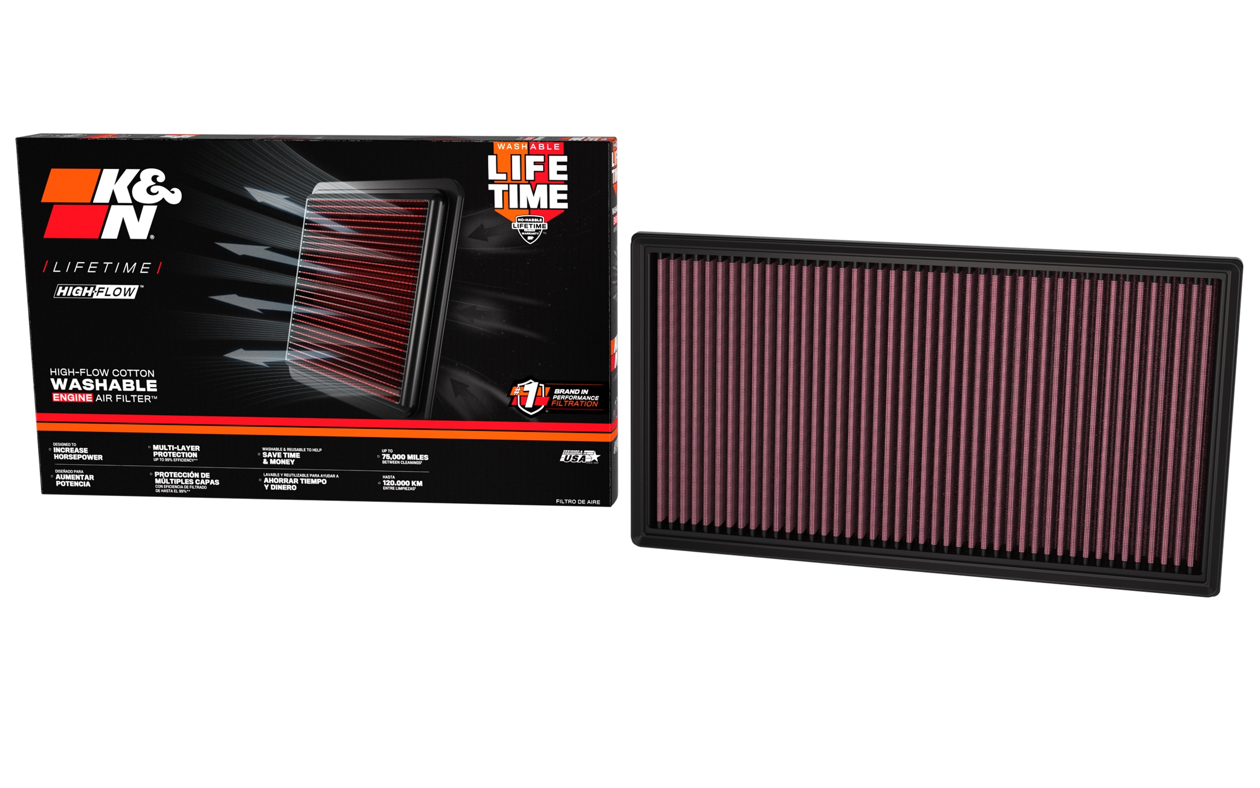 K&N Replacement Air Filter 33-3198