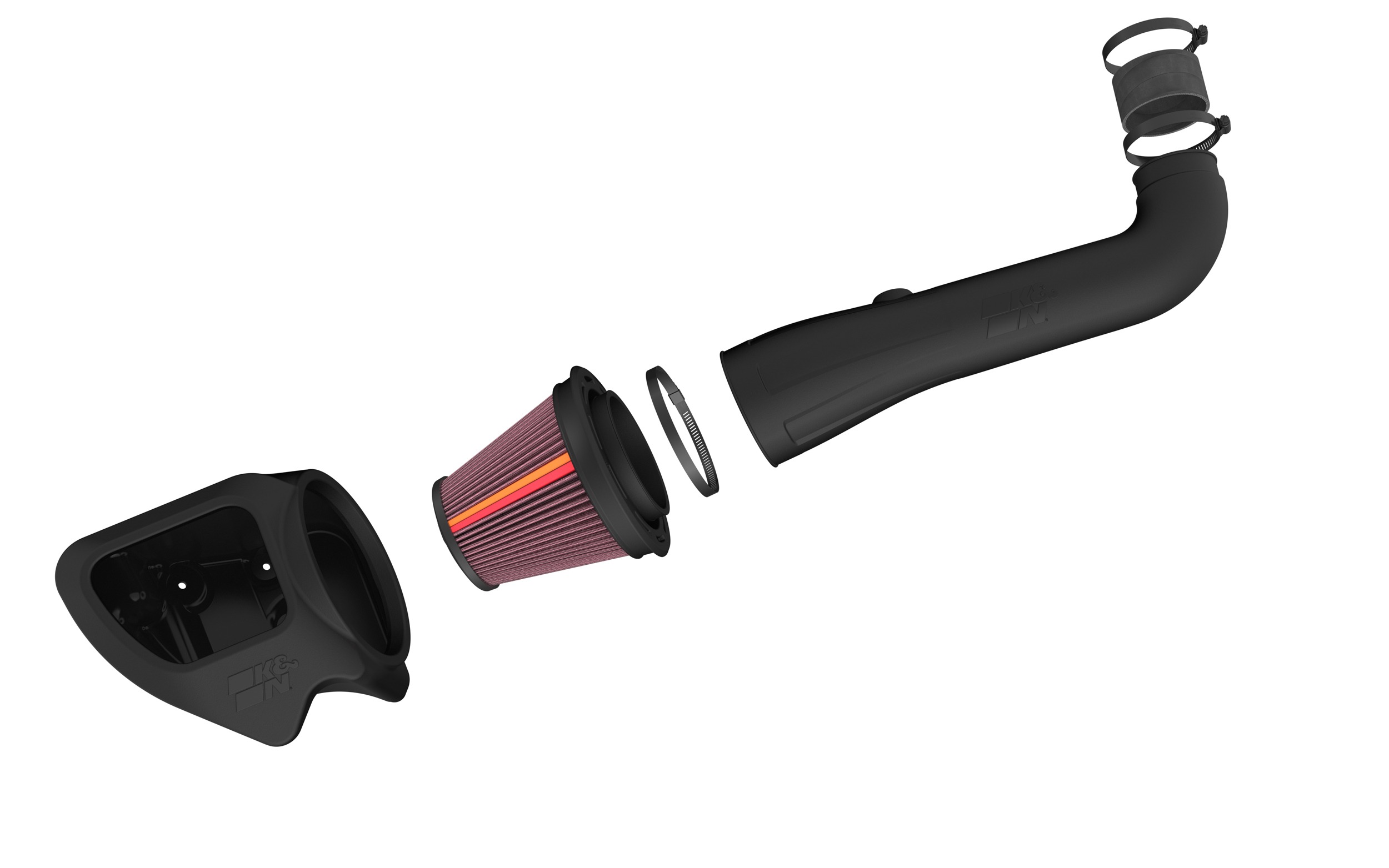 K&N NextGen Cold Air Intake - Jeep Wrangler V6 3.6L F/I 50-1566