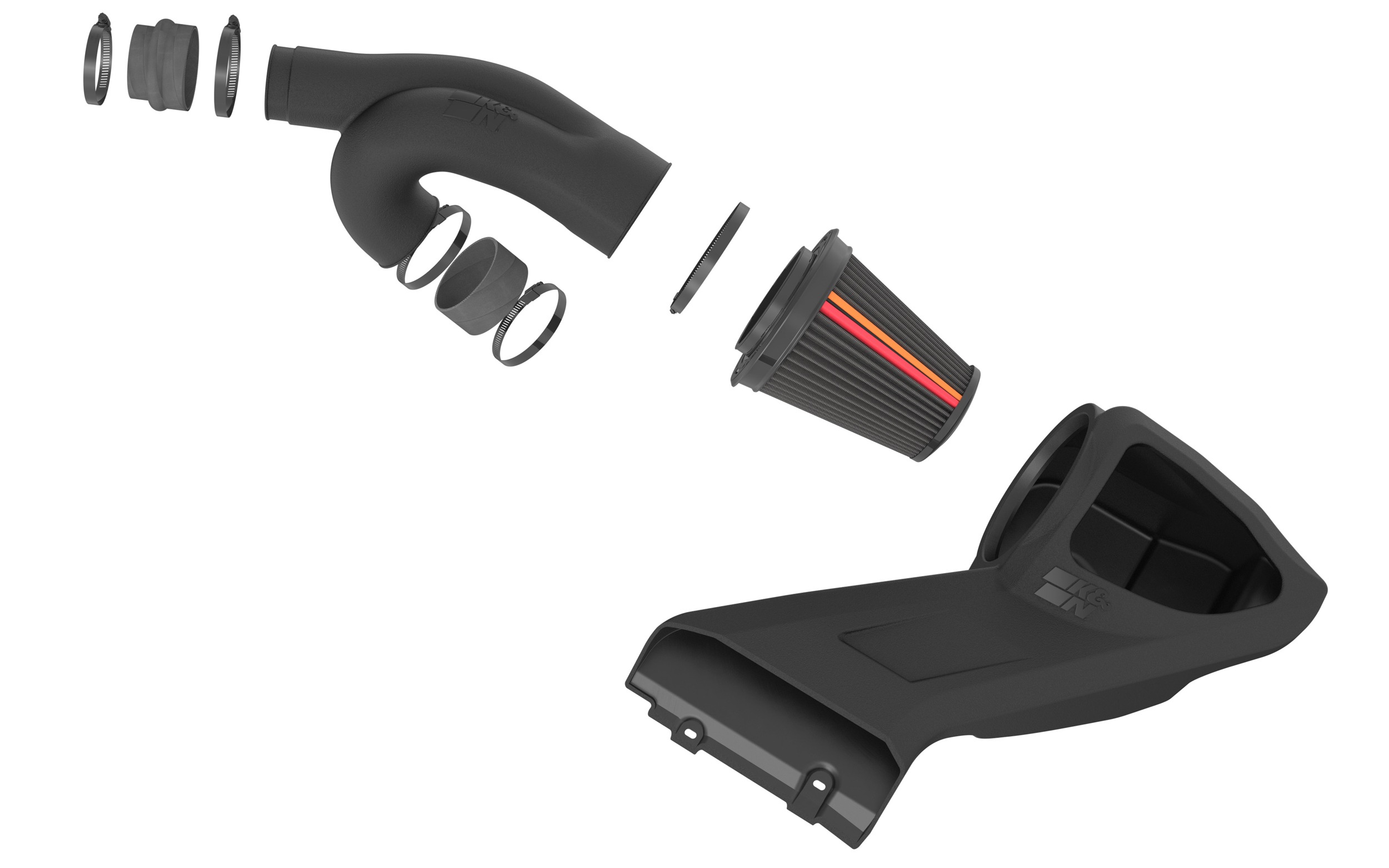 K&N NextGen Dryflow Cold Air Intake - Ford F150/Raptor V6 2.7L/3.5L 50-2617D