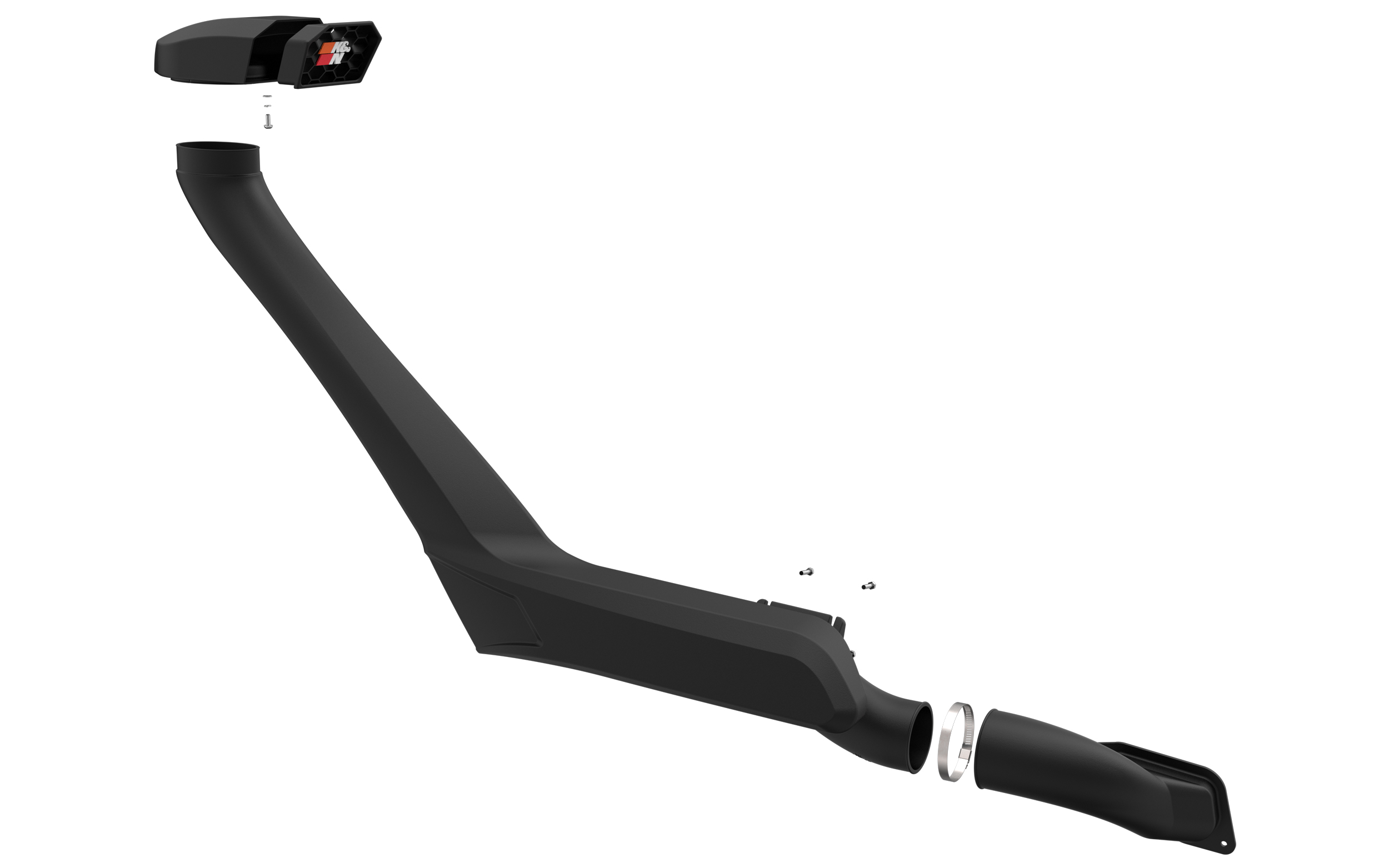 K&N Elevated Intake Kit (Snorkel) - Toyota Tacoma L4-2.4 Turbo 63-8003