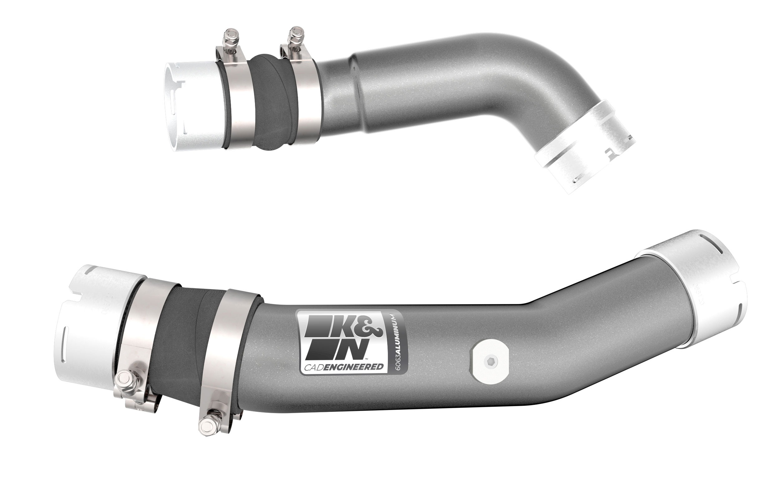 K&N Charge Pipe - Aluminum Tube - TOYOTA TACOMA L4-2.4L TURBO F/L 77-1023KC