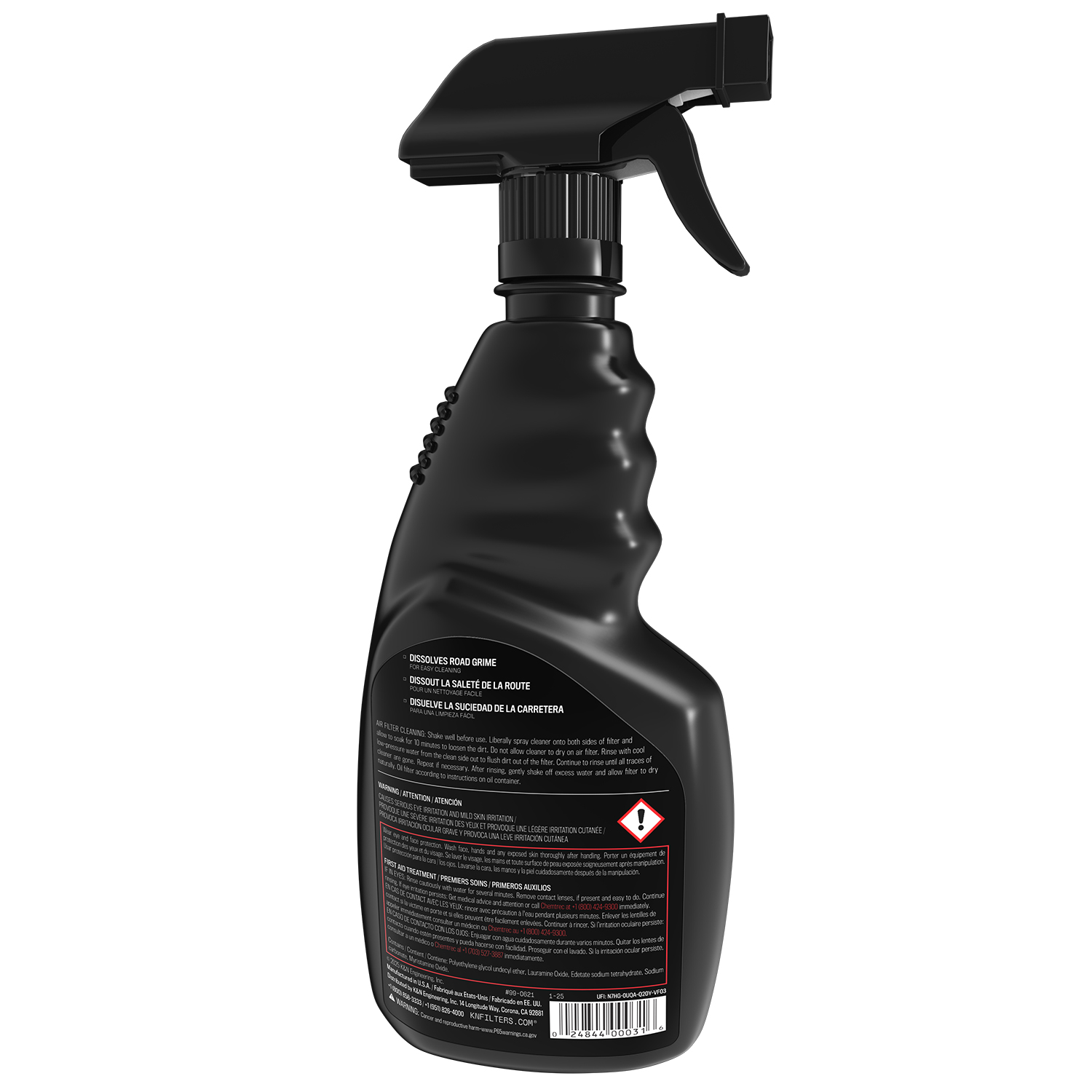 K&N Power Kleen; Filter Cleaner - 32 oz Trigger Sprayer 99-0621