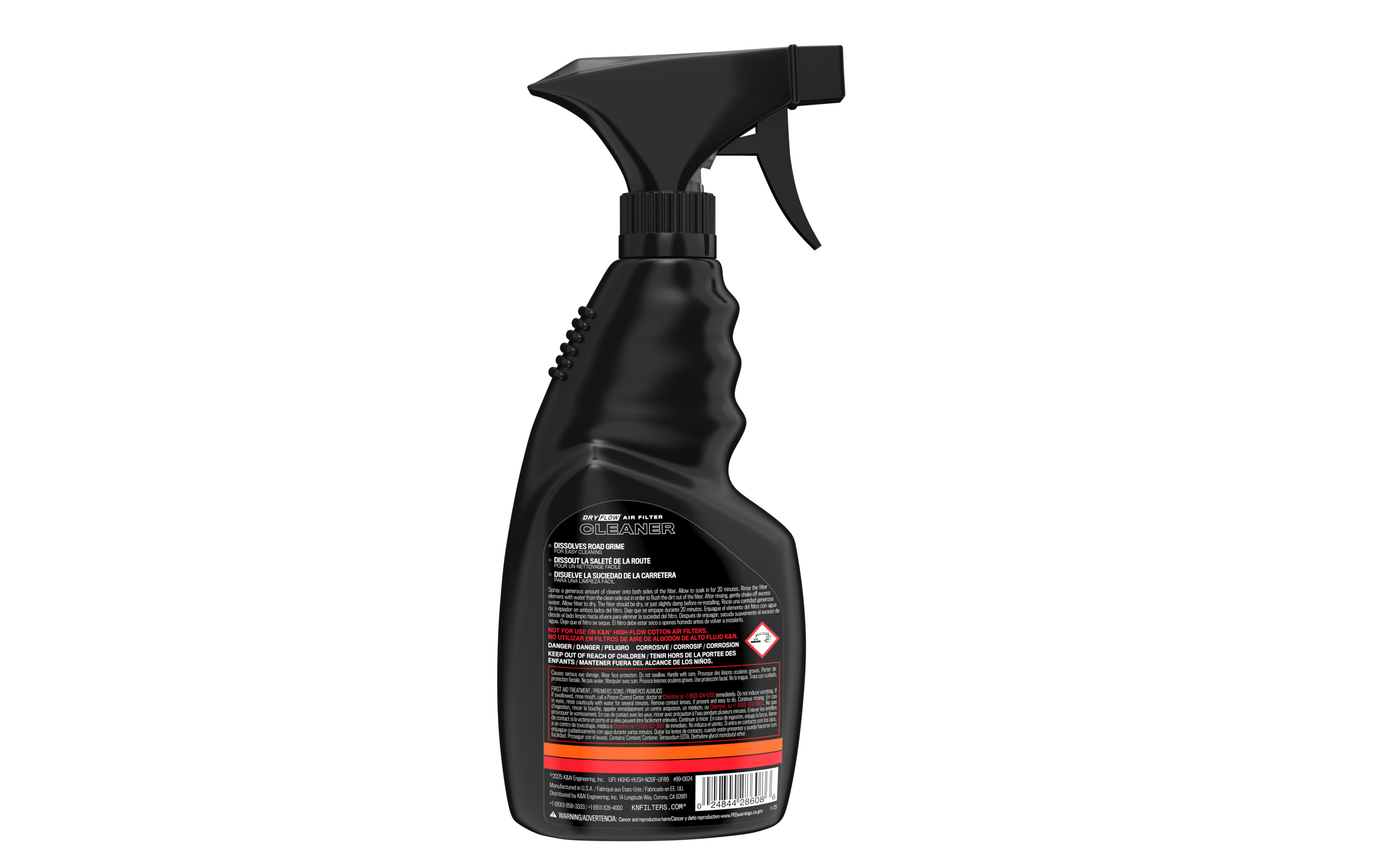 K&N Filter Cleaner; Synthetic, 32oz Spray 99-0624