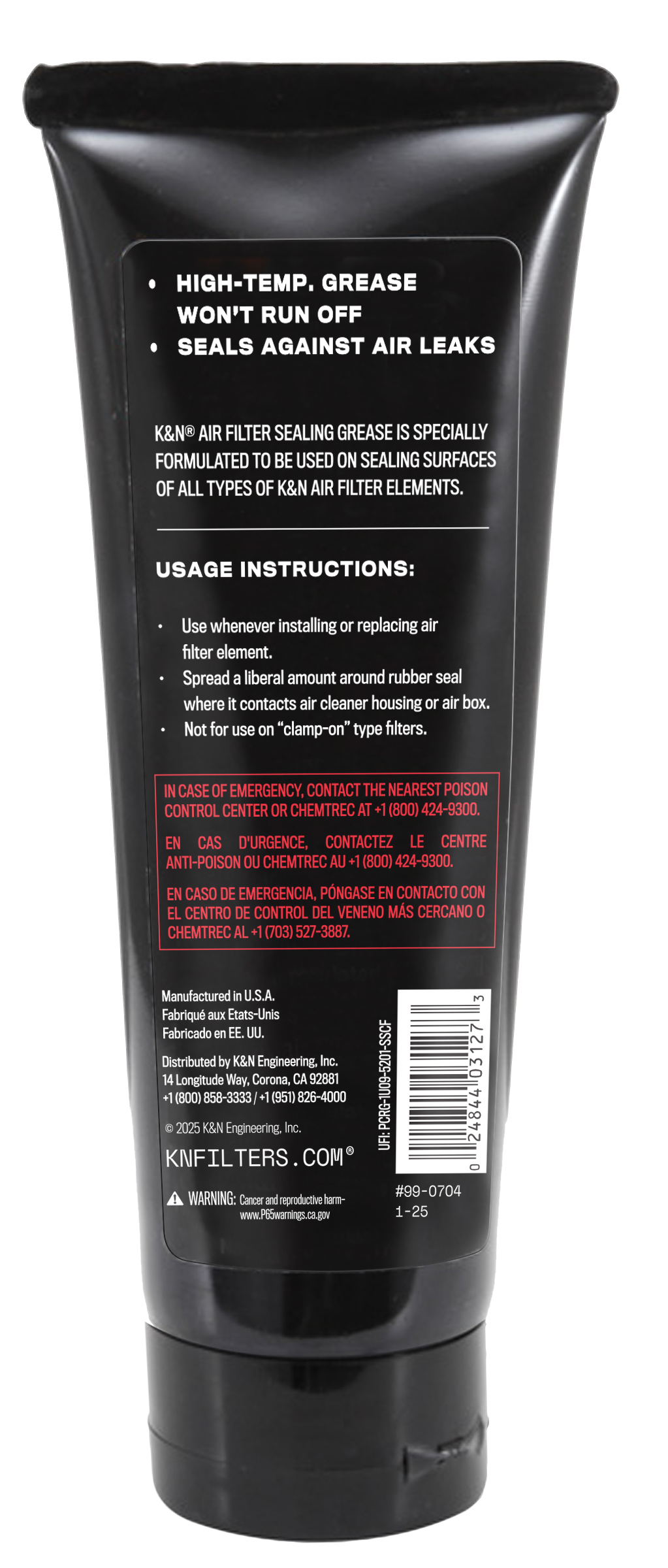 K&N Sealing Grease - 6oz 99-0704