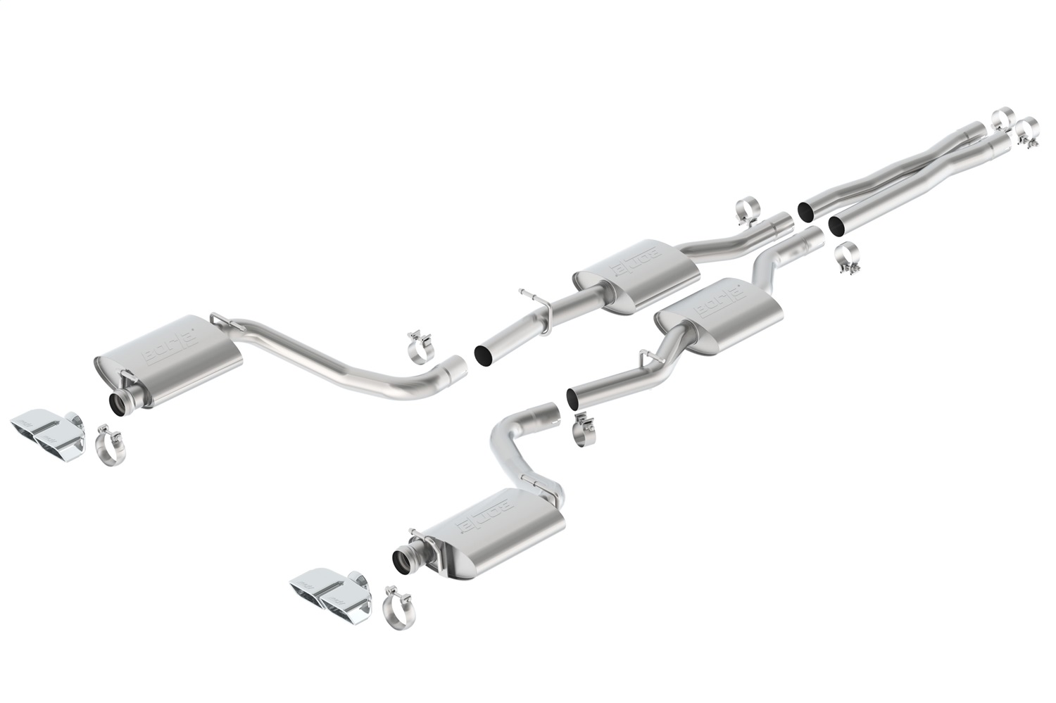 Borla Cat-Back Exhaust System - Touring 140626