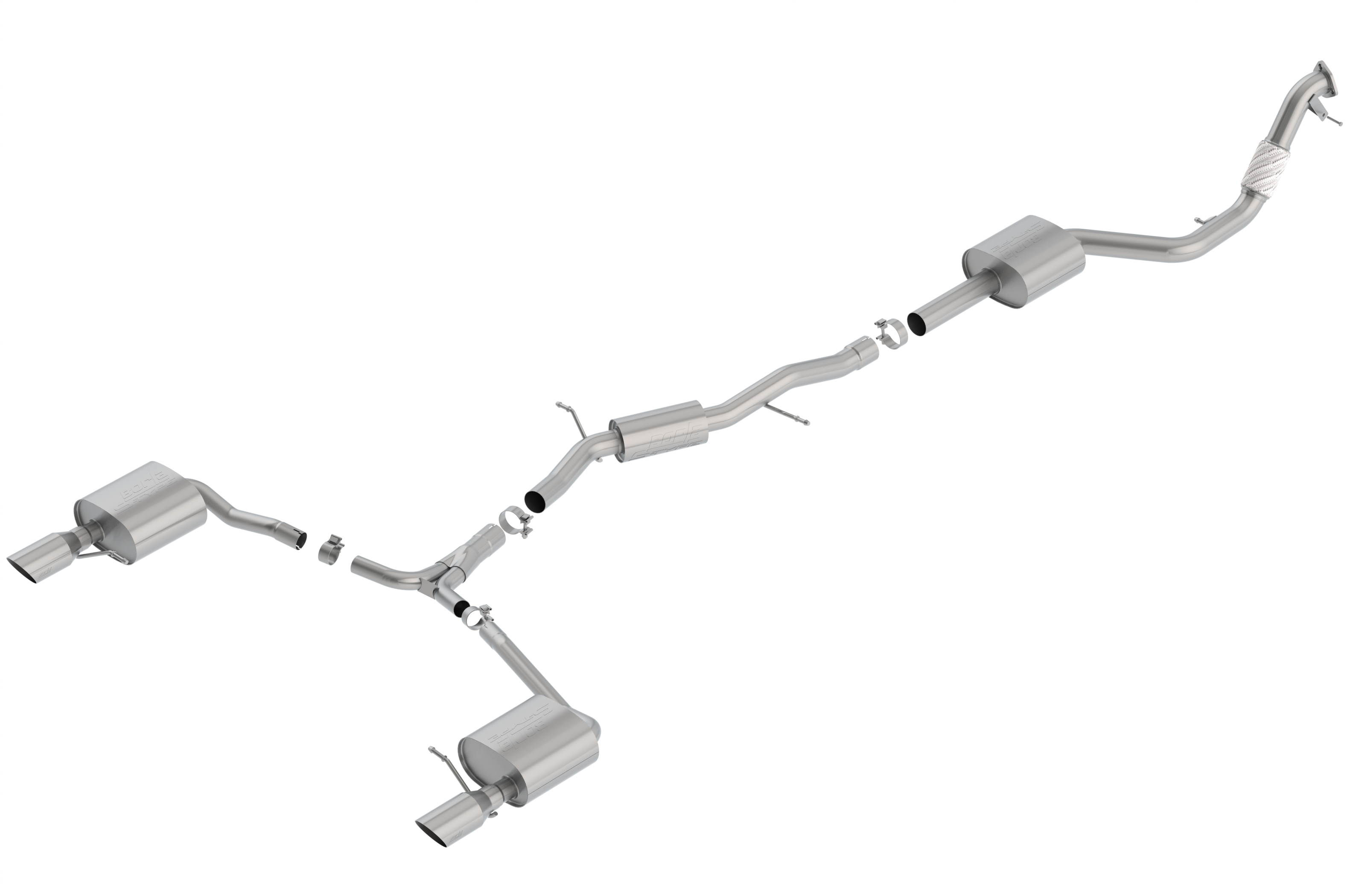 Borla Cat-Back Exhaust System - ATAK® 140759SB