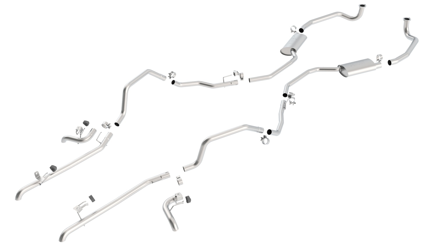 Borla Header & Manifold-Back Exhaust System - S-Type 100405
